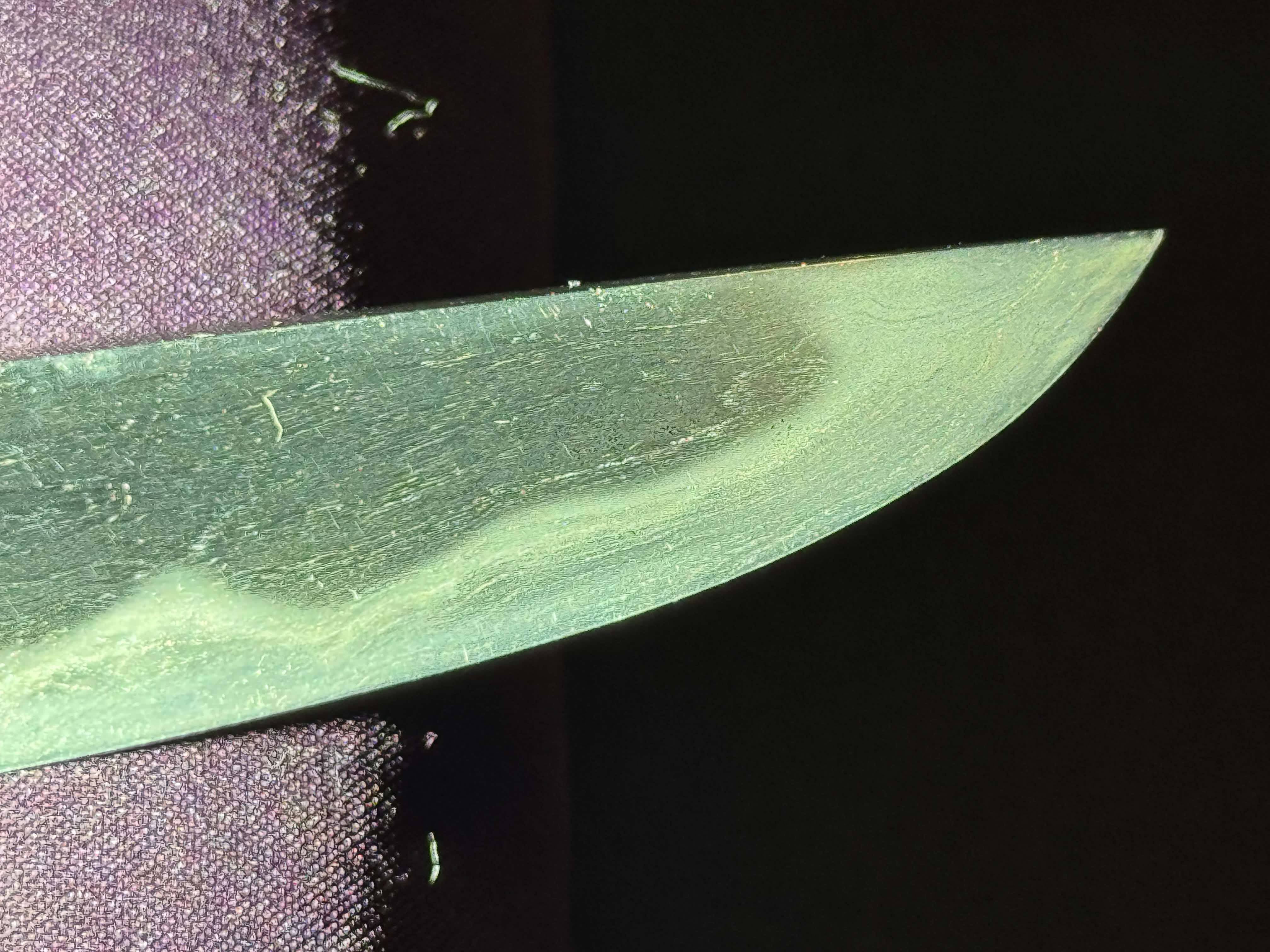 Antique Nihonto - Tanto with prominent jihada in Kaiken Koshirae