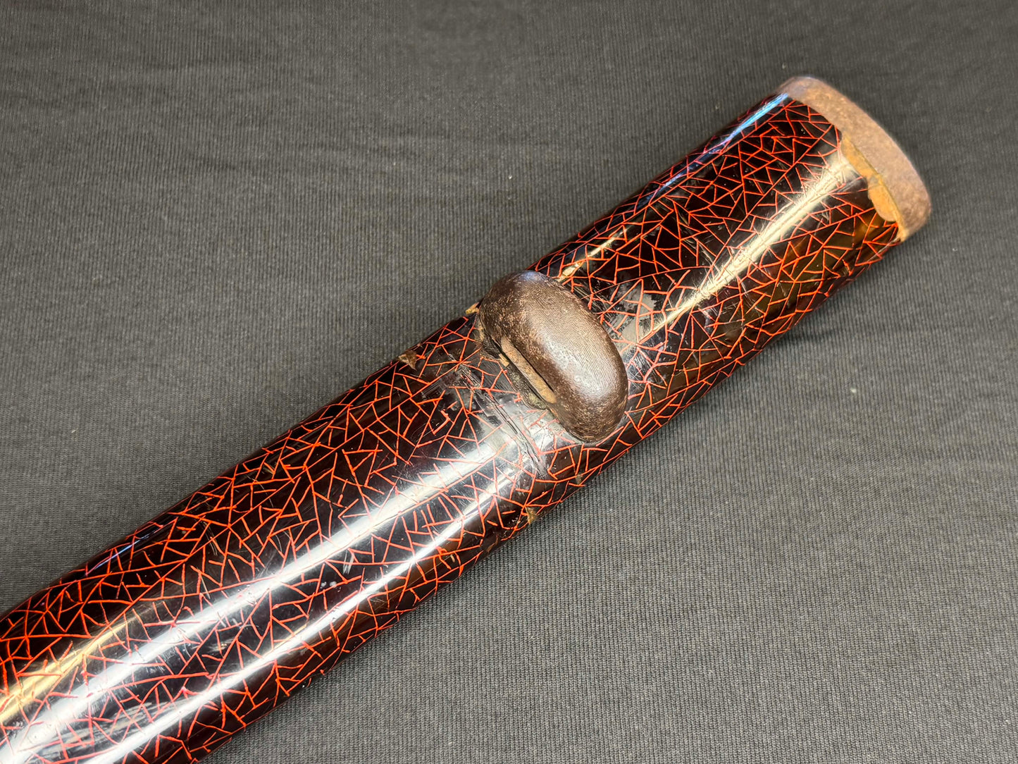 Antique Nihonto - Katana in Hamdachi Koshirae, Signed Chikushu Ju Sa Yasuchika, Dated Genji 1 (1864) NBTHK Certified
