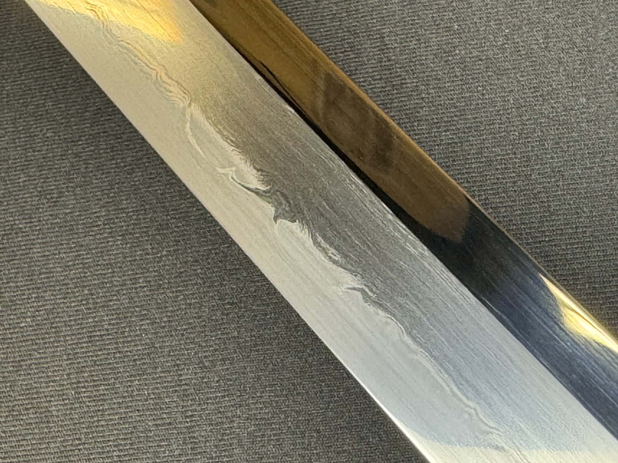 Phoenix Armory Craftsman Elite Katana - Snapping Turtle forge-folded Orishigane/Tamahagane