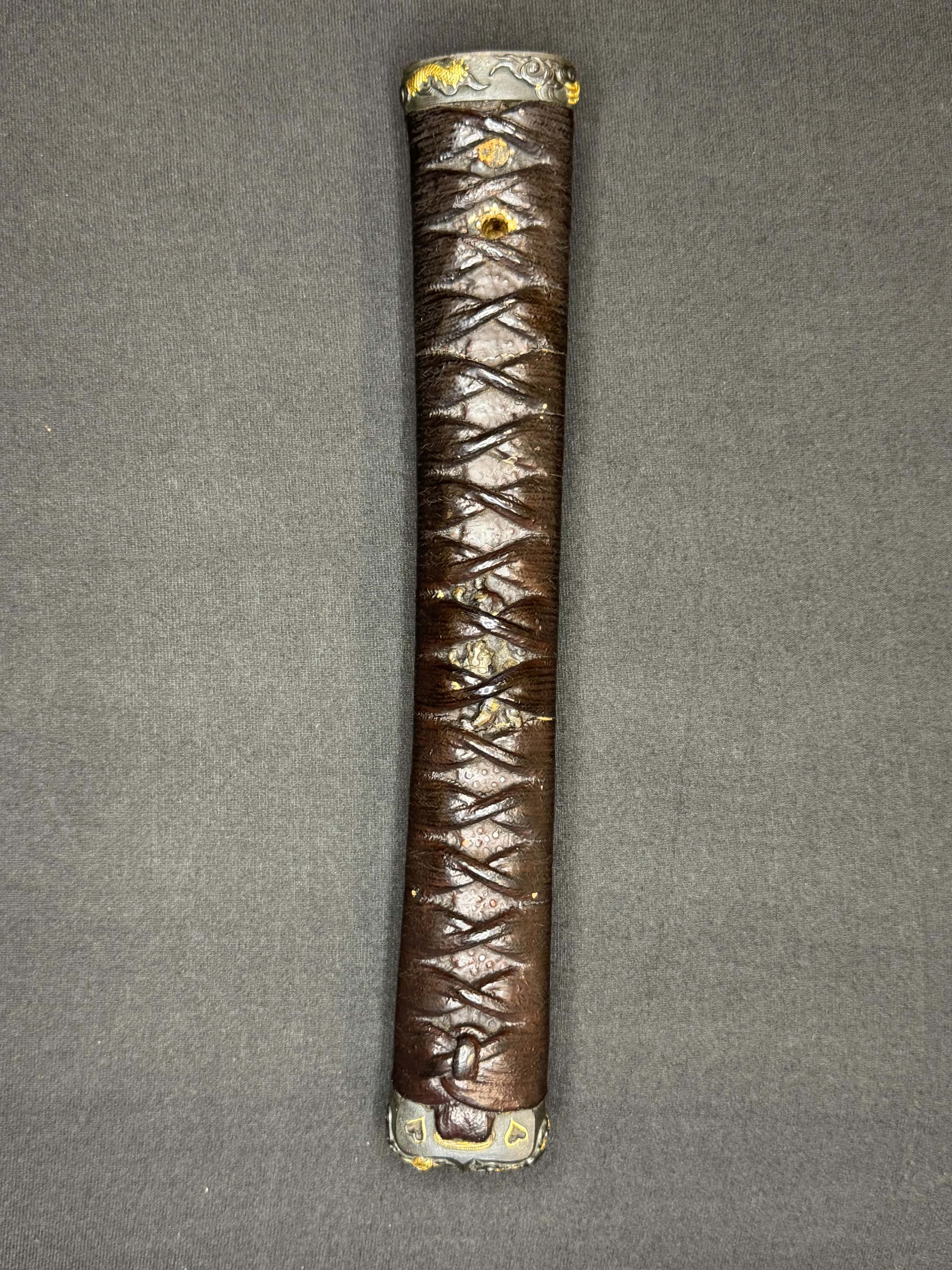 Antique Nihonto - Early Edo (300-350 years old) Katana in Koshirae, signed Yokoyama Ueno Daijo Fujiwara Sukesada (not verified)
