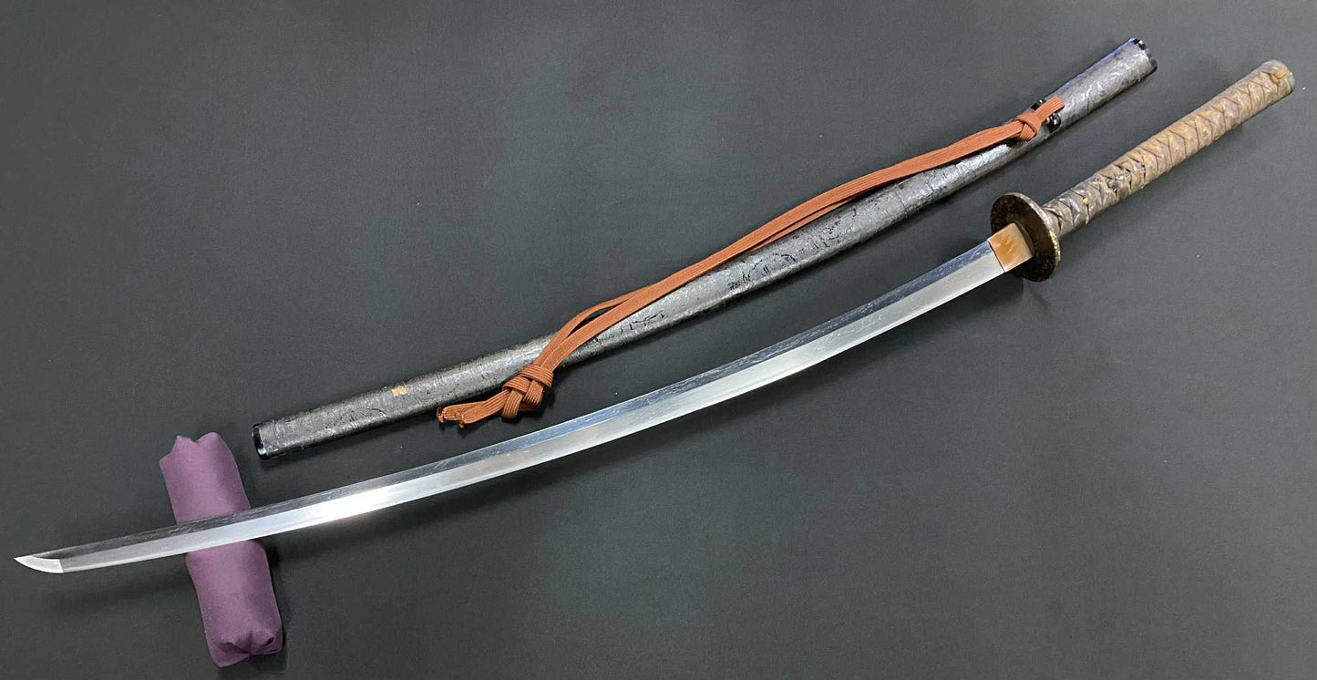 Antique Nihonto - HUGE Tachi with Katana Koshirae - Early Muromachi (600 years old) - NBTHK Attributed to Latter Hoju