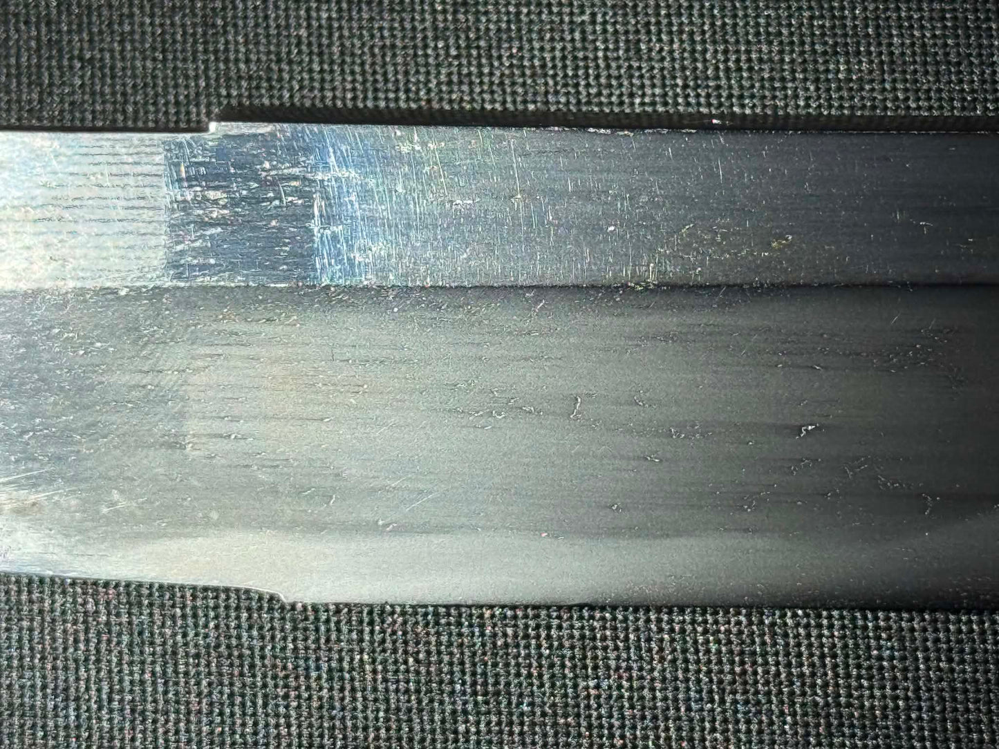 Antique Nihonto - POSSIBLE BATTLE DAMAGE Katana with Tachi Koshirae, signed Tsuguie (not verified)