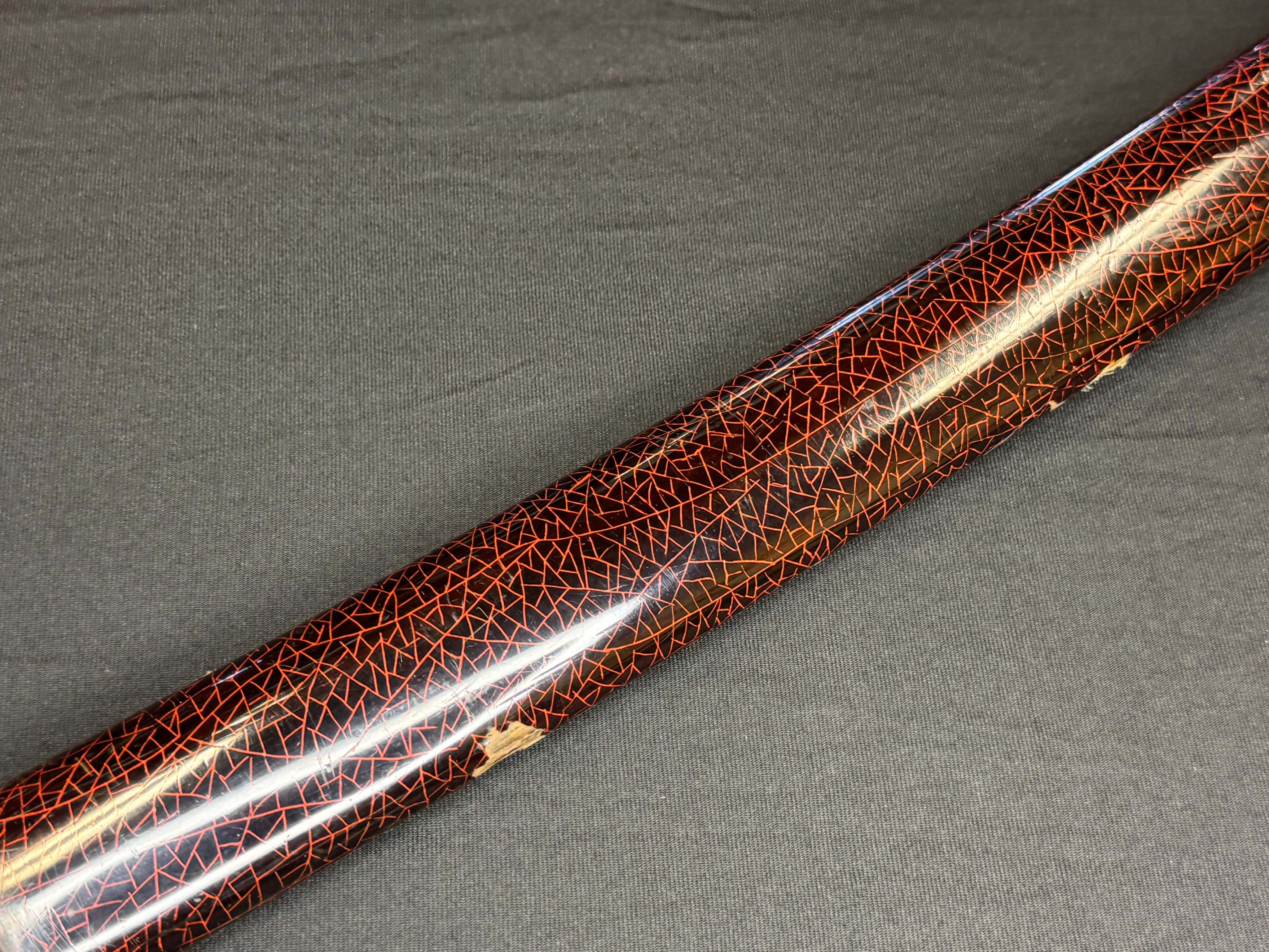 Antique Nihonto - Katana in Handachi Koshirae, Signed Chikushu Ju Sa Yasuchika, Dated Genji 1 (1864) NBTHK Certified