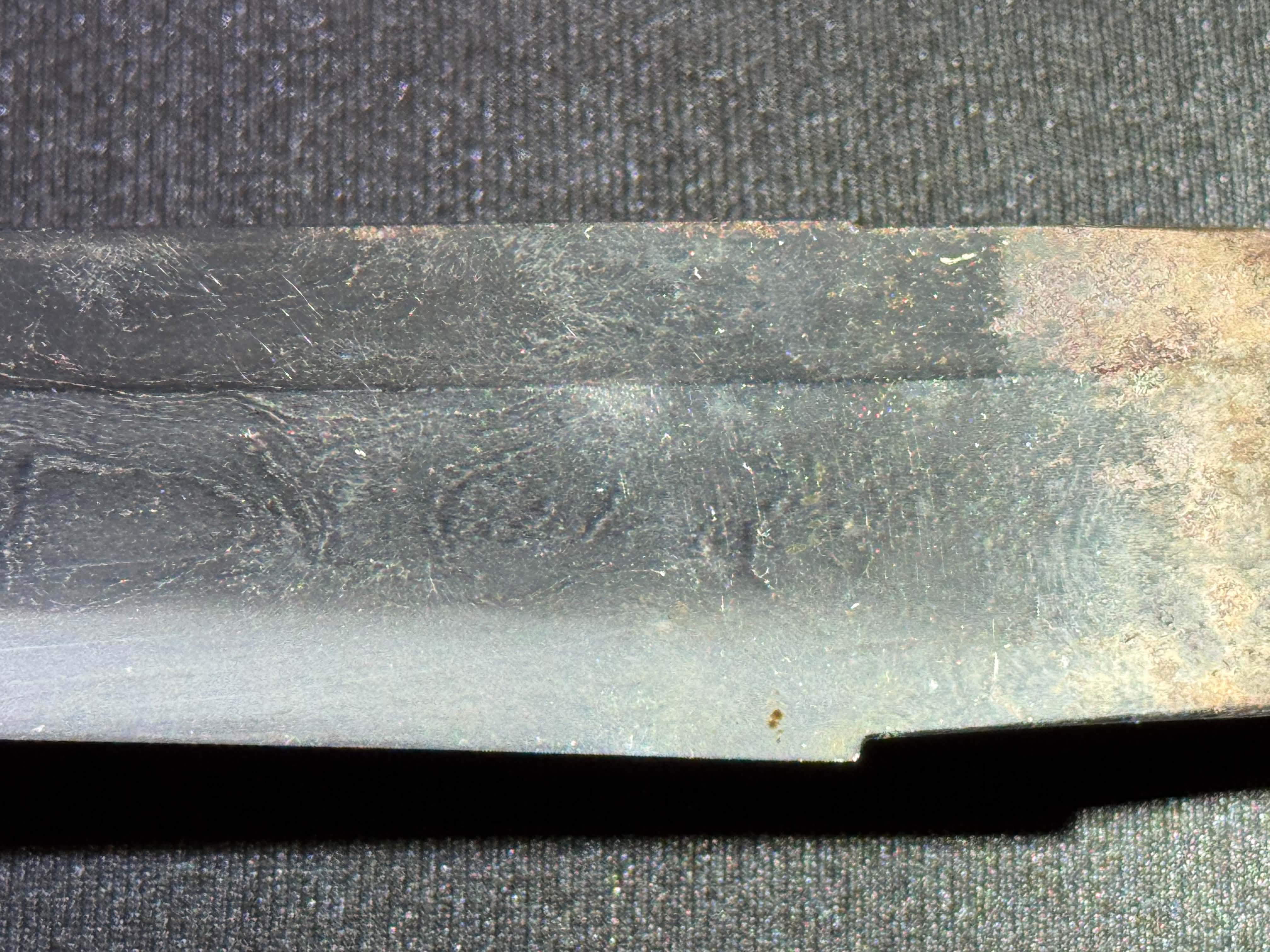 Antique Nihonto - Muromachi (5-600 years old) Kanmuri Otoshi Tanto in Shirasaya, NBTHK attributed to Chikushi Ryokai
