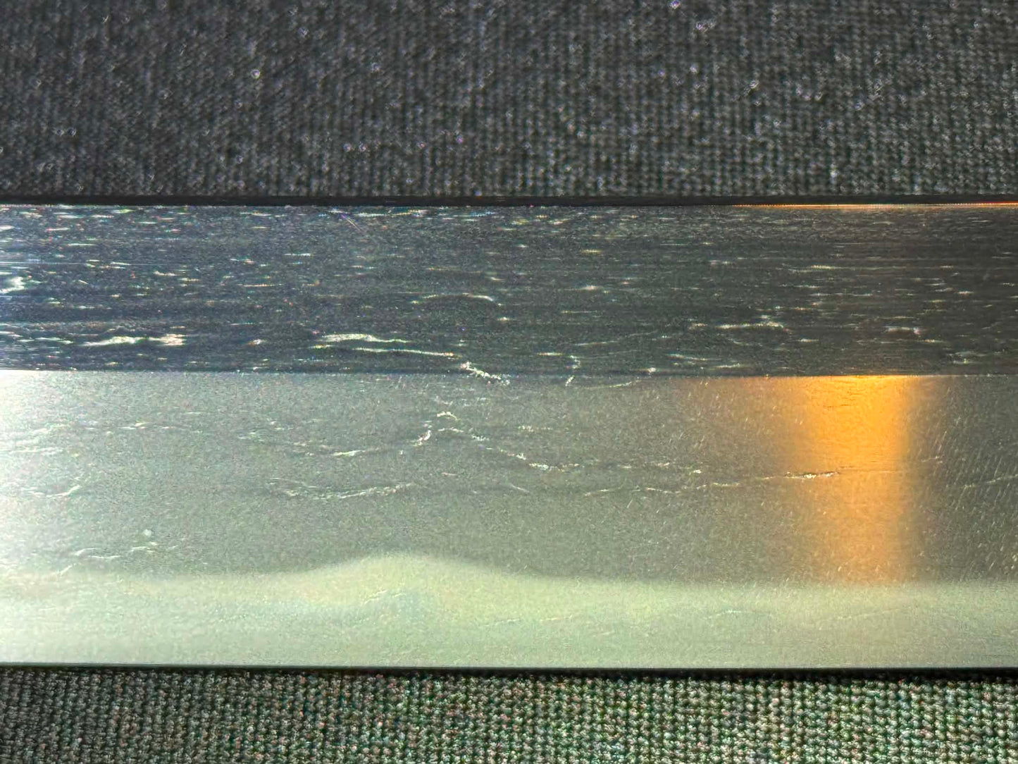 Antique Nihonto - Possible BATTLE DAMAGE Katana in Tachi Koshirae, signed Kunimune (unverified)