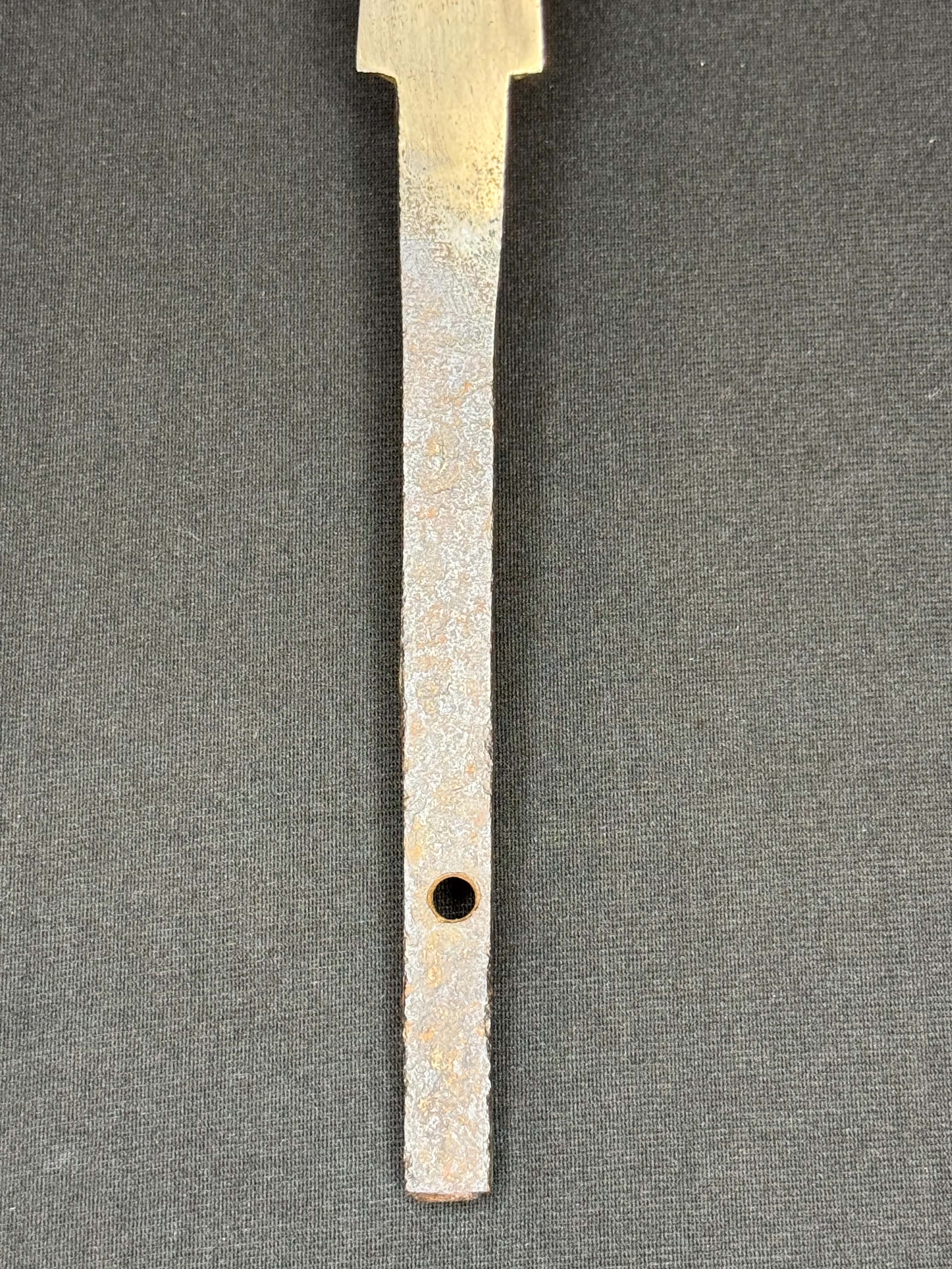 Antique Nihonto - Sankaku Yari in Shikomizue mounts (Stick Sword), signed -tsune