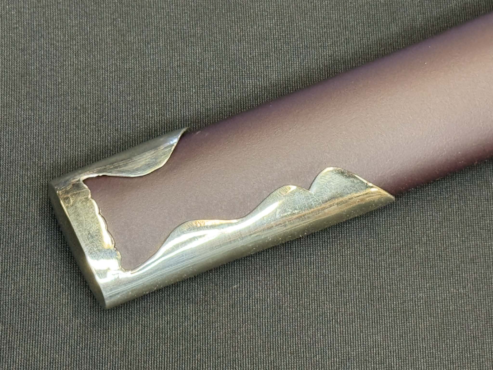 Thaitsuki Roiyaru Unokubi Katana, Sanmai Clay tempered