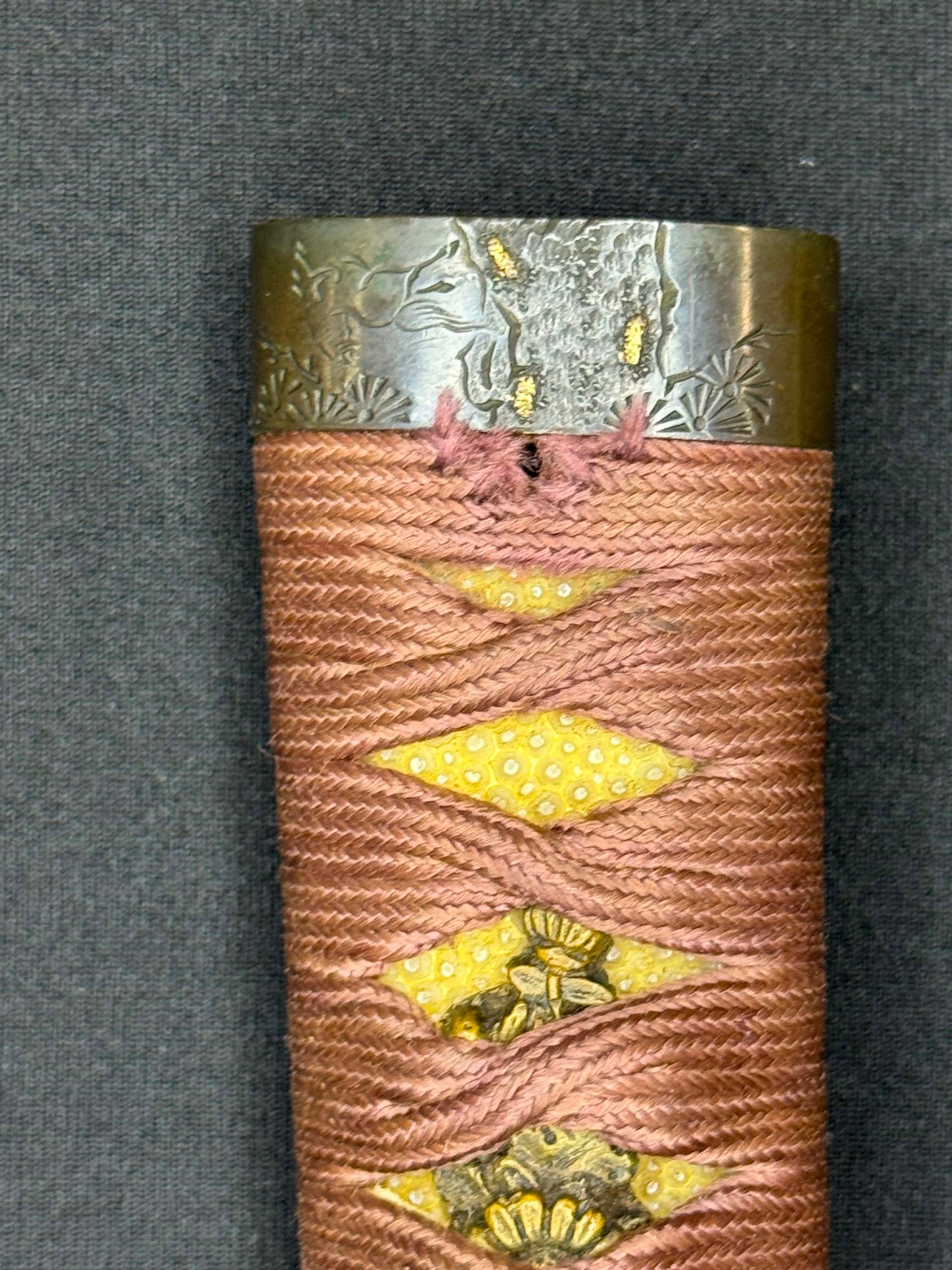 Antique Nihonto - Shobu Wakizashi in Koshirae, NBTHK attributed to Kai Mihara