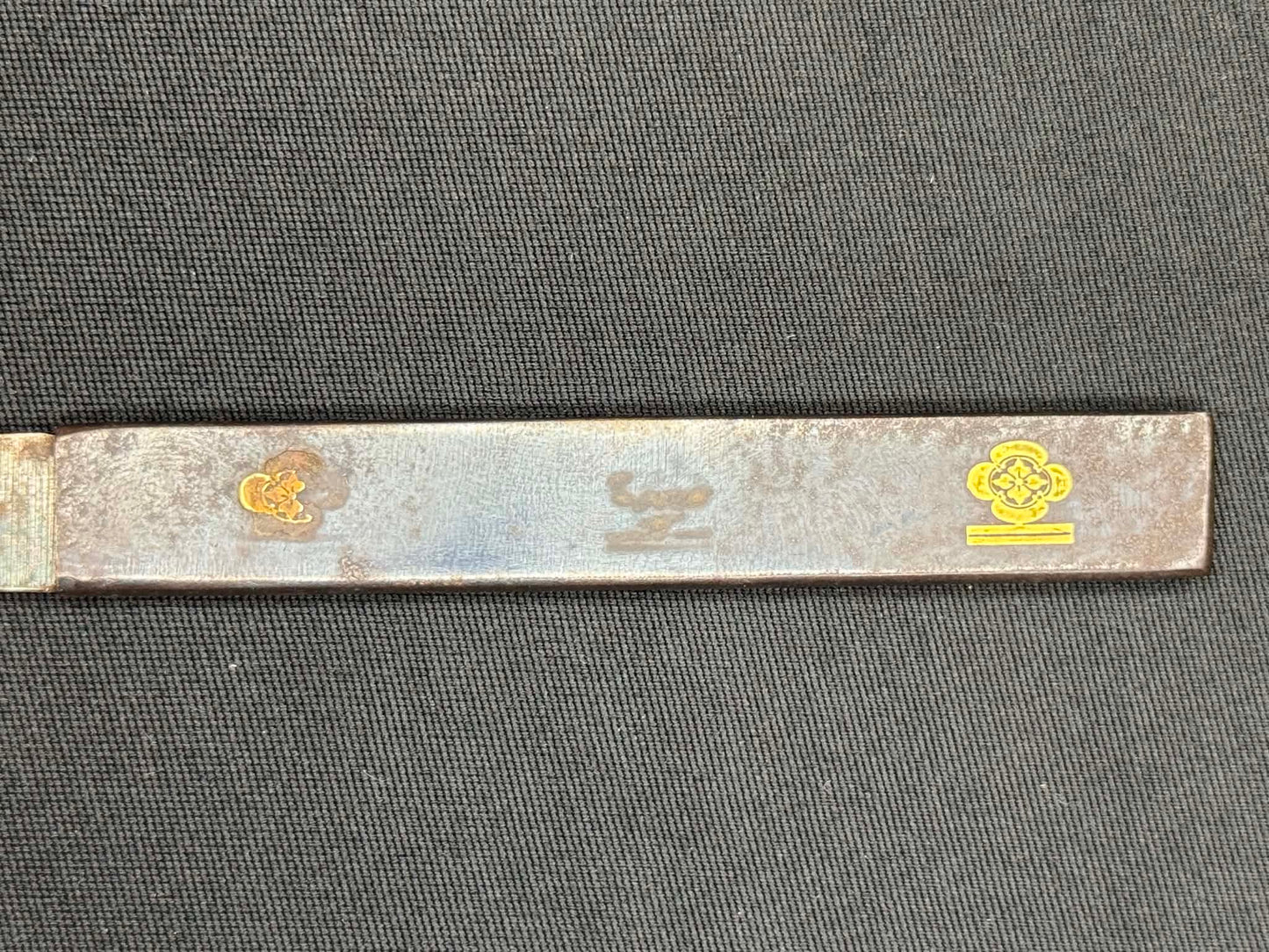 Antique Nihonto - Wakizashi in Koshirae, possible hidden Christian Tsuba