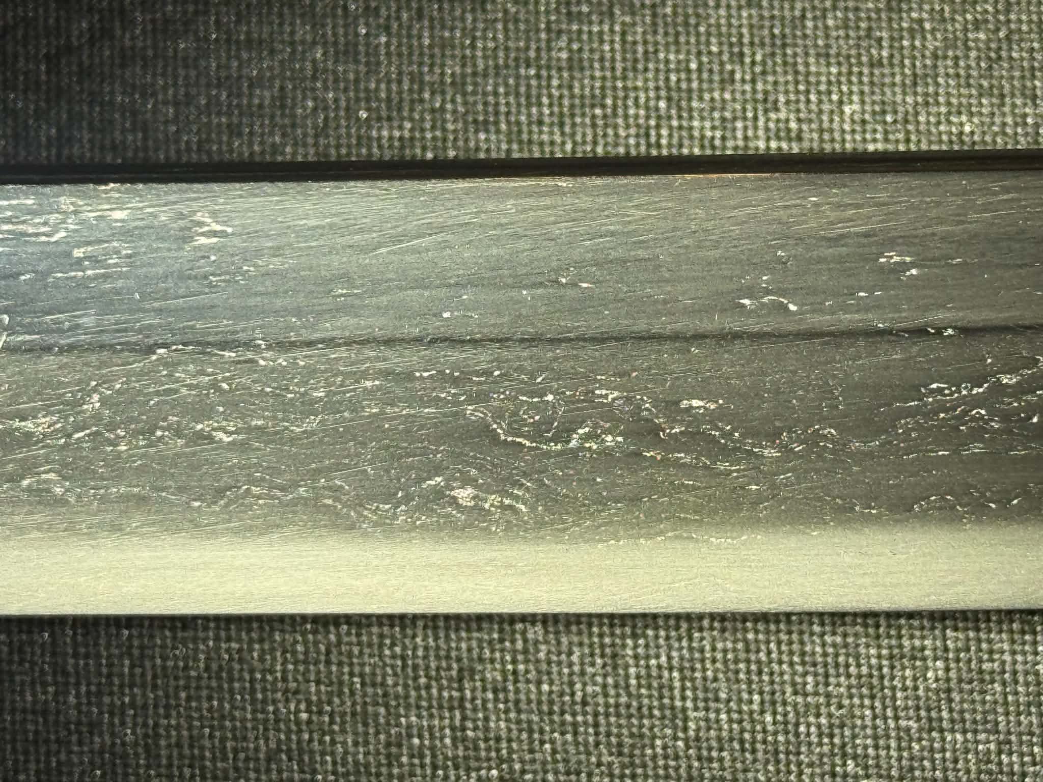 Antique Nihonto - VERY LONG Katana in Shirasaya - hagire