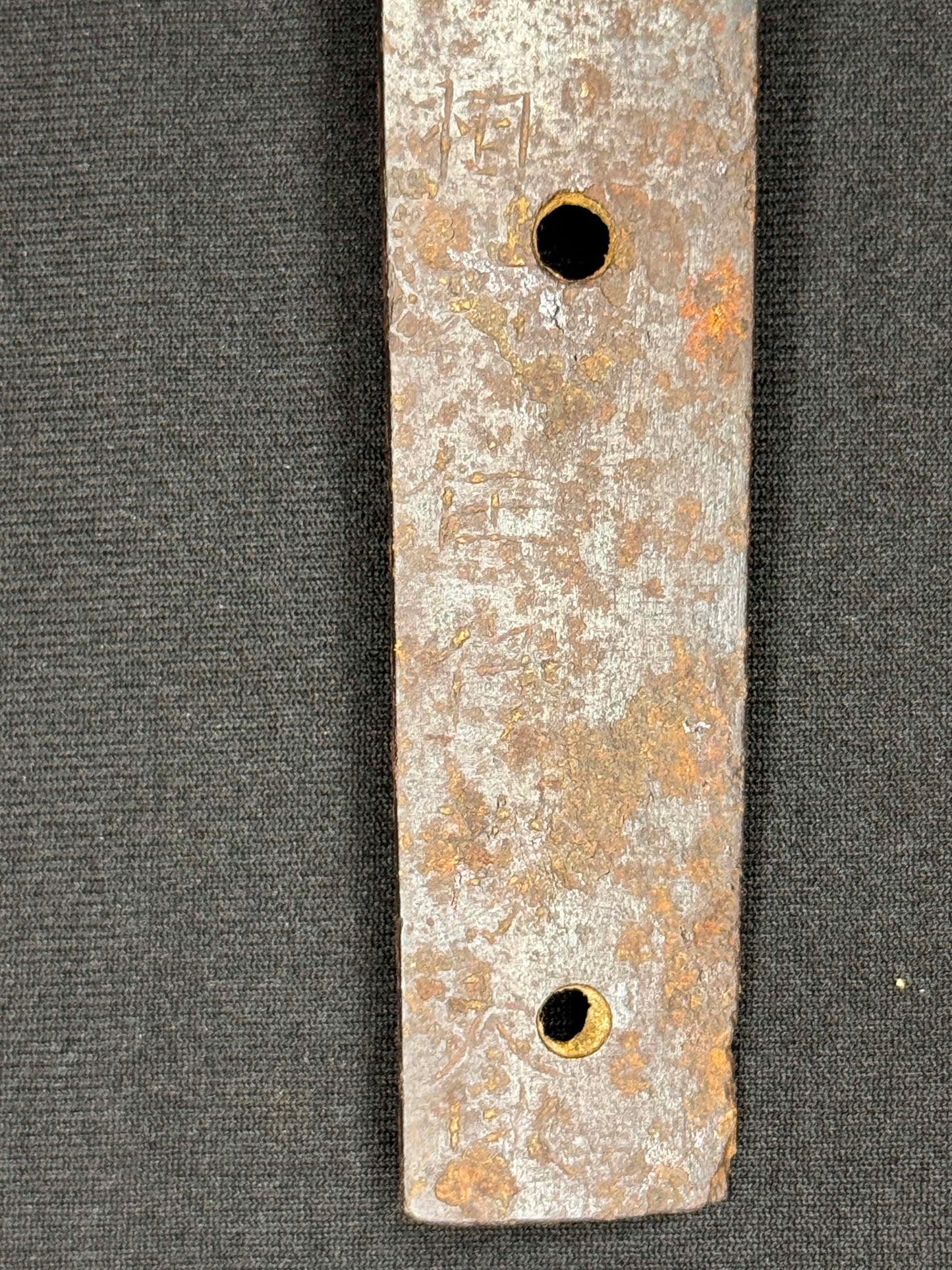 Antique Nihonto - Naginata Naoshi Wakizashi in Shirasaya, signed Soshu Ise Daijo (unverified)