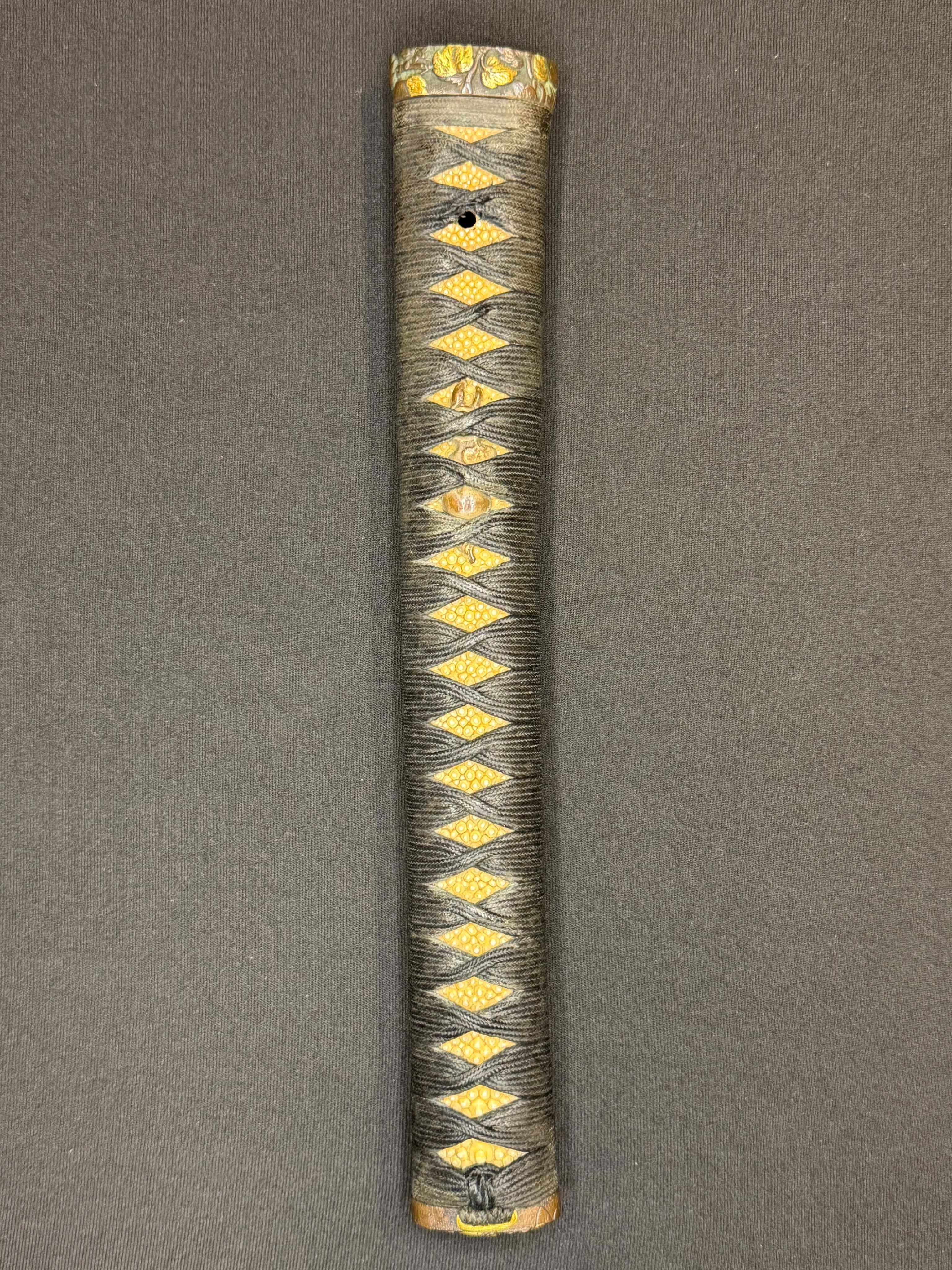 Antique Nihonto - LONG Late Edo Katana with Koshirae, NBTHK attributed to Banryusai Michitoshi