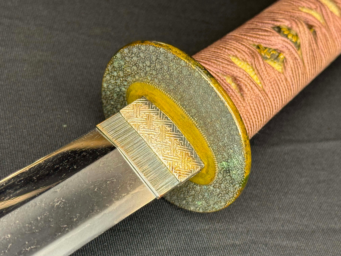 Antique Nihonto - Shobu Wakizashi in Koshirae, NBTHK attributed to Kai Mihara