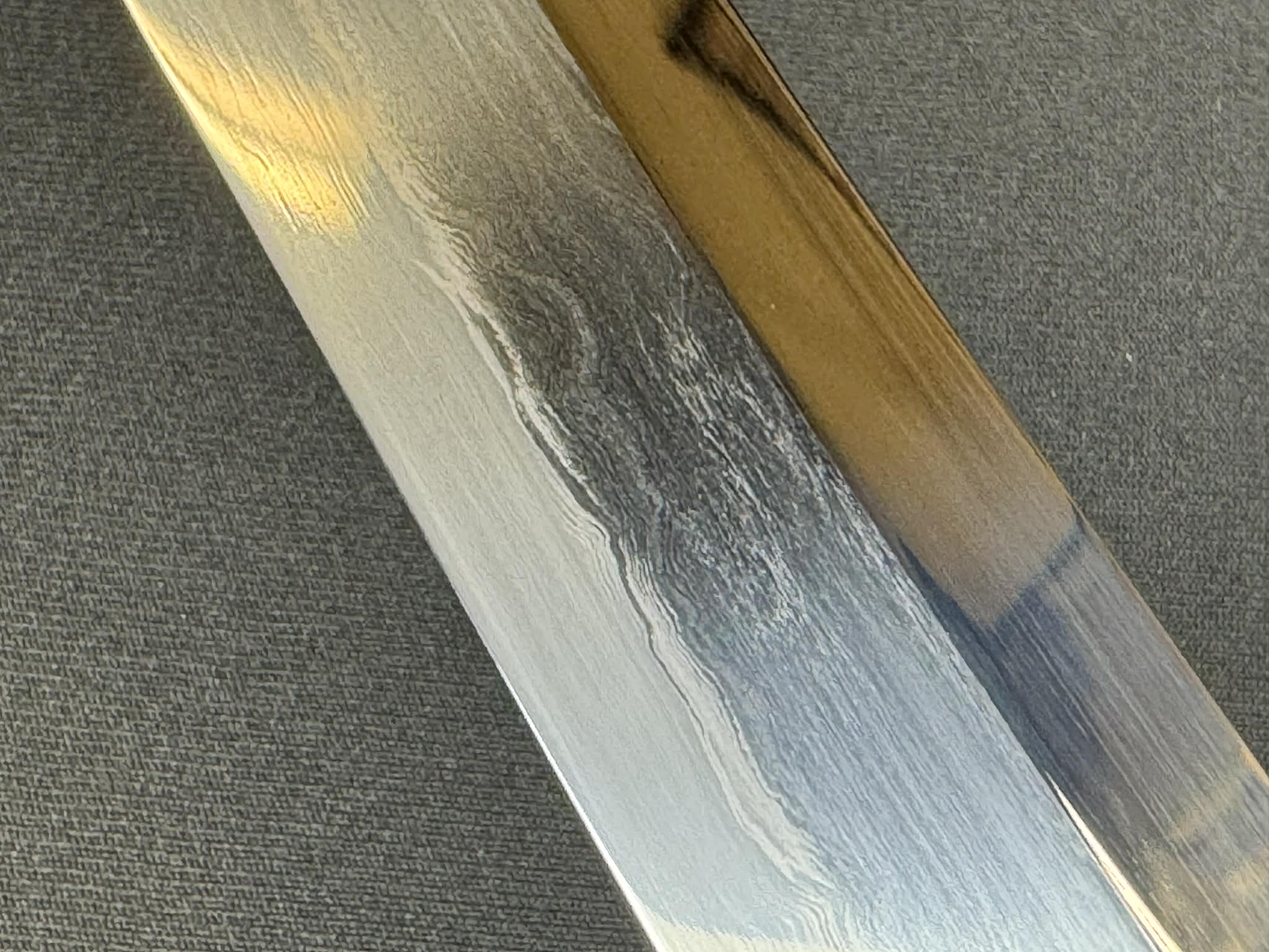 Phoenix Armory Craftsman Elite Katana - Snapping Turtle forge-folded Orishigane/Tamahagane