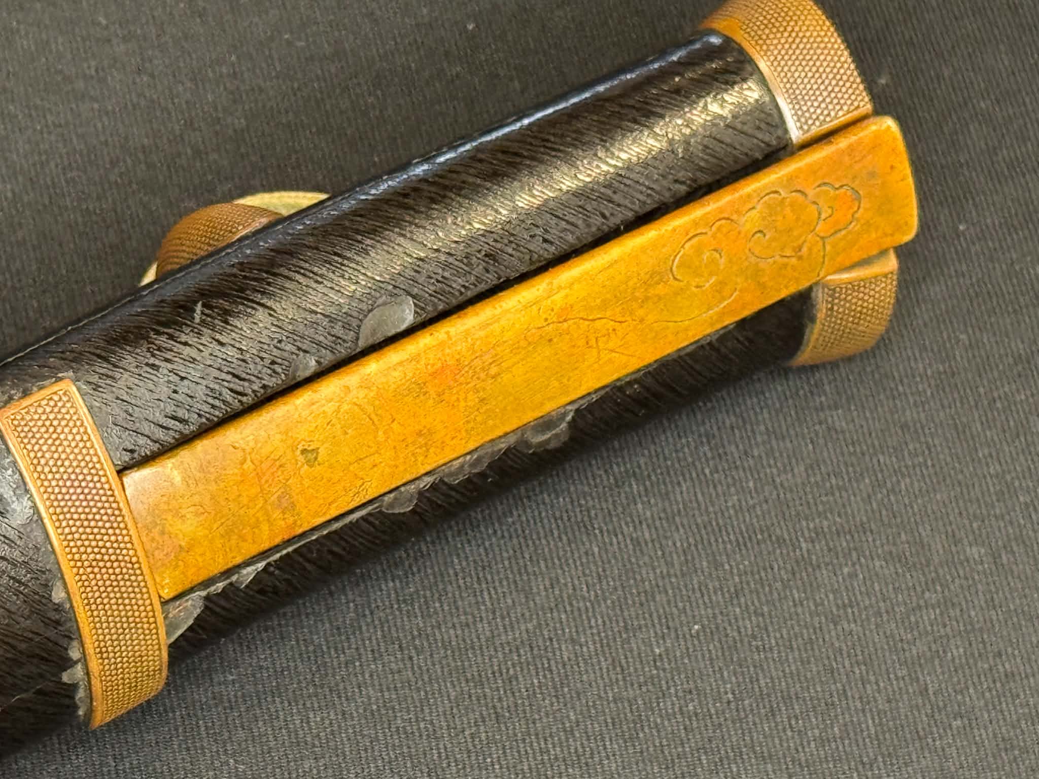 Antique Nihonto - THICCC Wakizashi in Koshirae, signed Ashu Kaifu Ju Ujiyoshi, NBTHK Certified