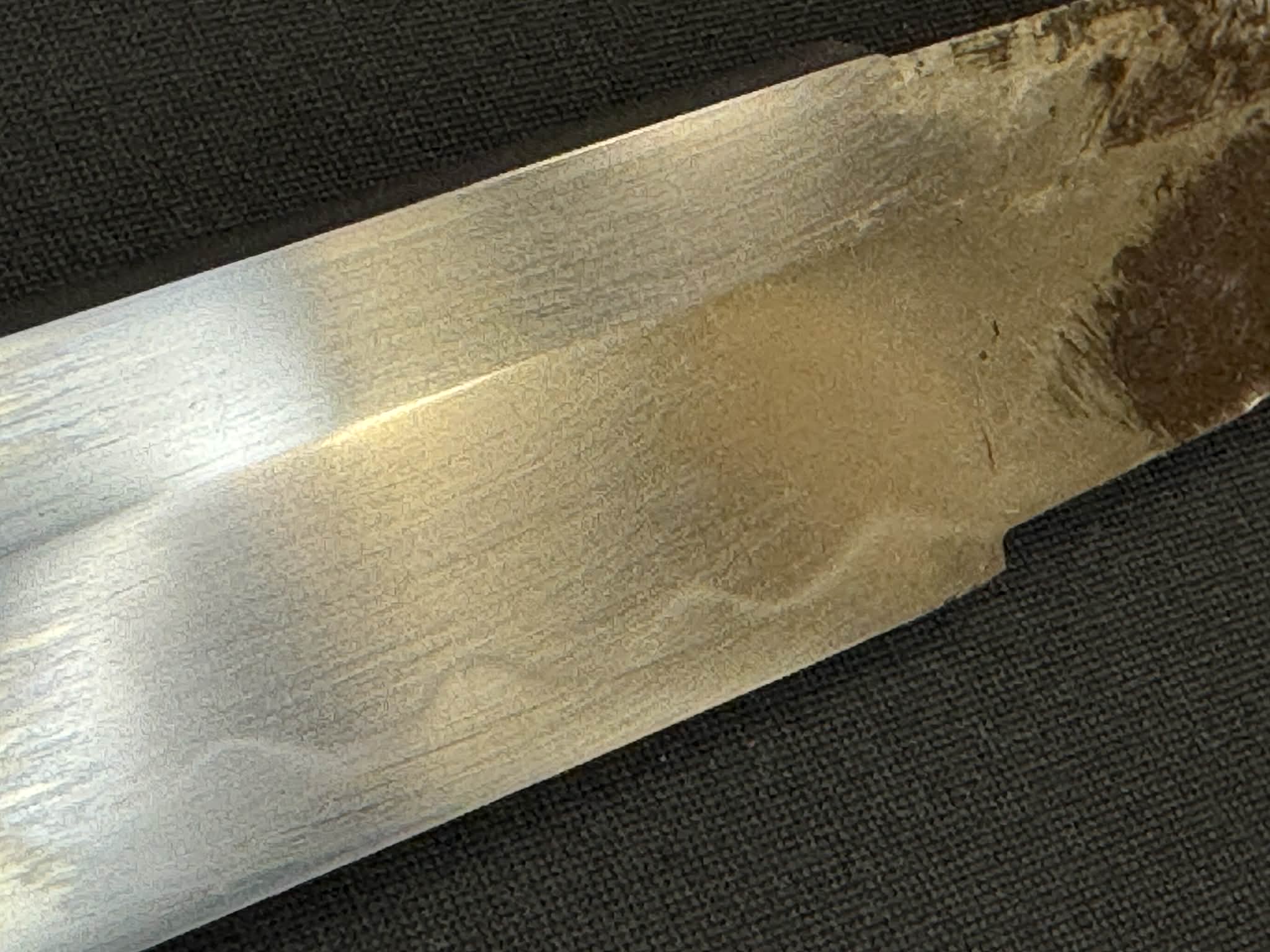 Nihonto - Showato Katana in Tachi Koshirae, Signed Seki Kanemune Saku