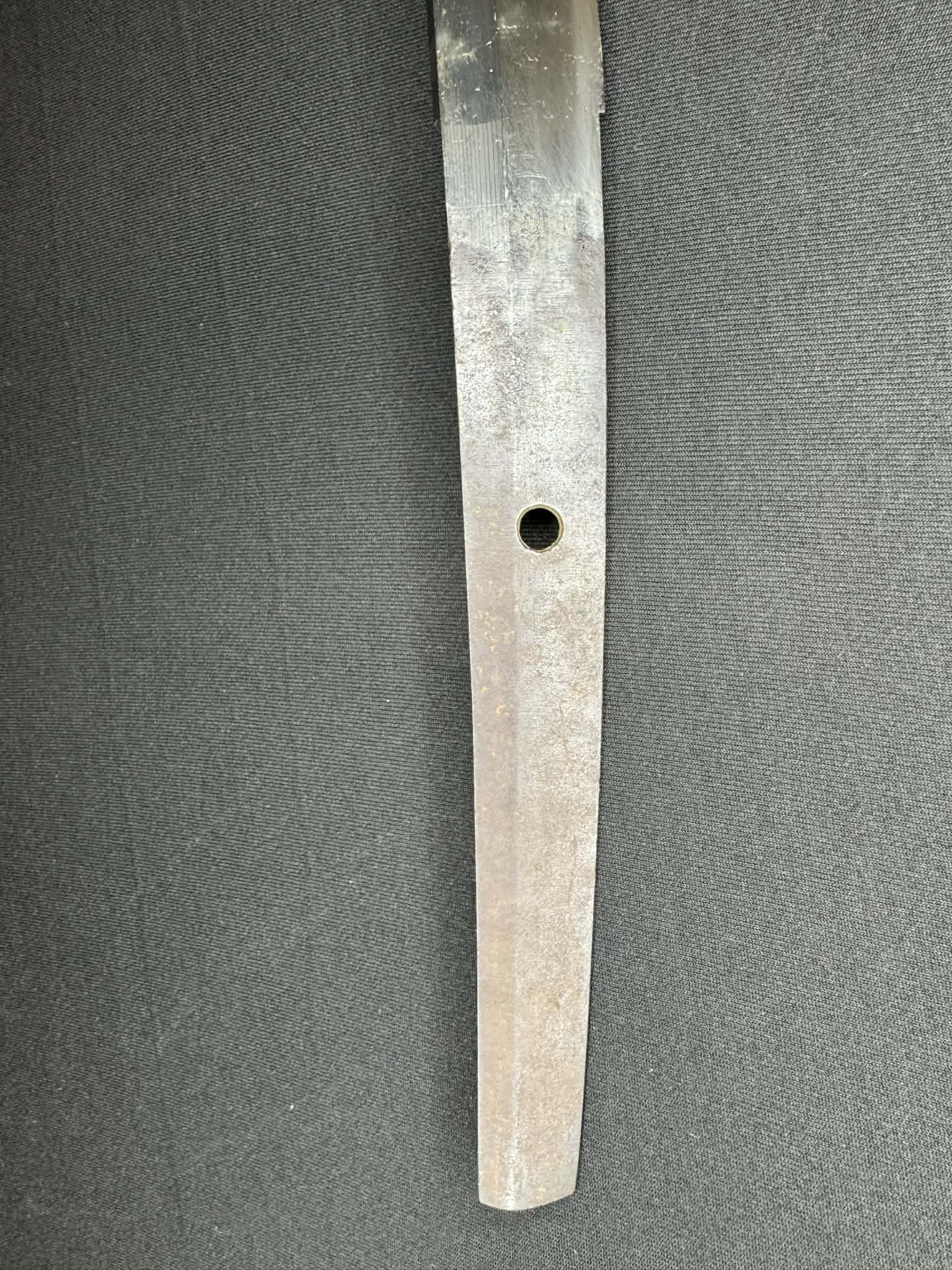 Antique Nihonto - Wakizashi in Shirasaya, signed Zenjo Kanetoshi