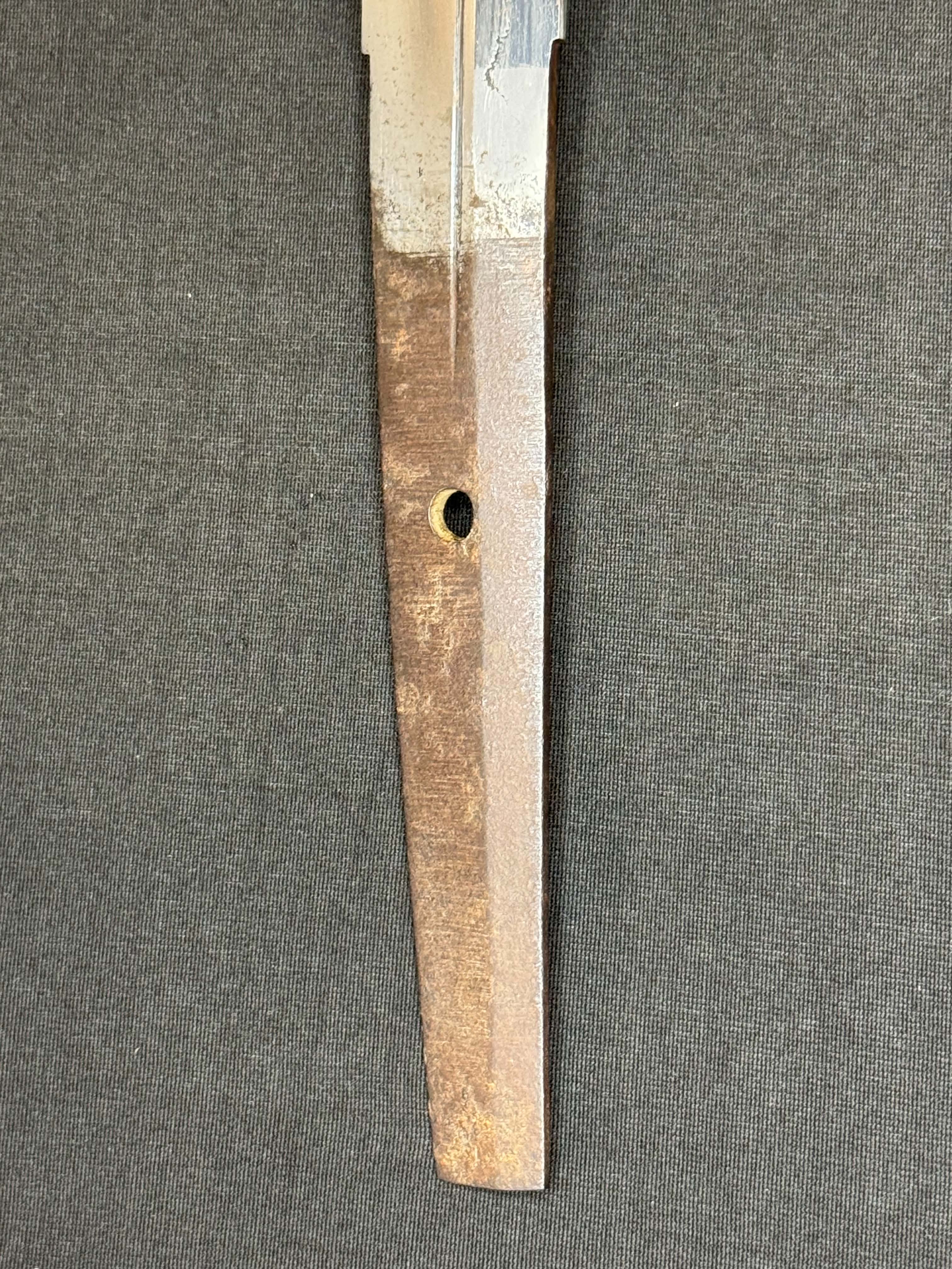 Antique Nihonto - Naginata Naoshi Wakizashi in Koshirae