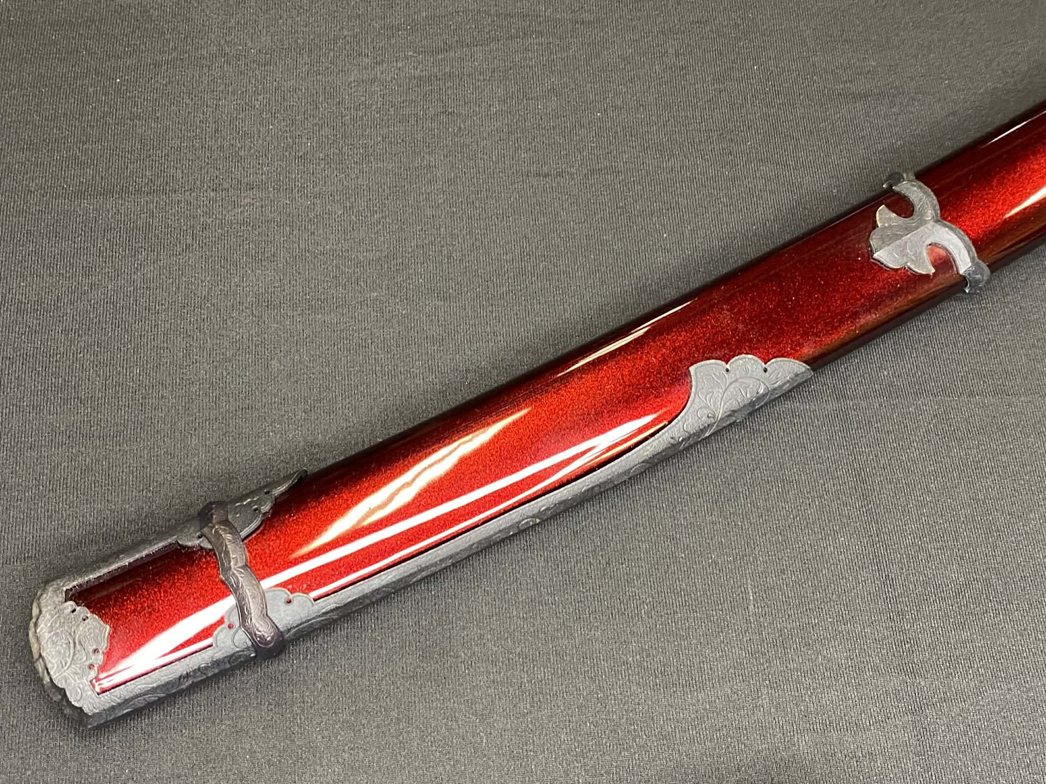 Masterwork Phoenix Armory Katana - Scarlet Vanguard Handachi Folded Steel