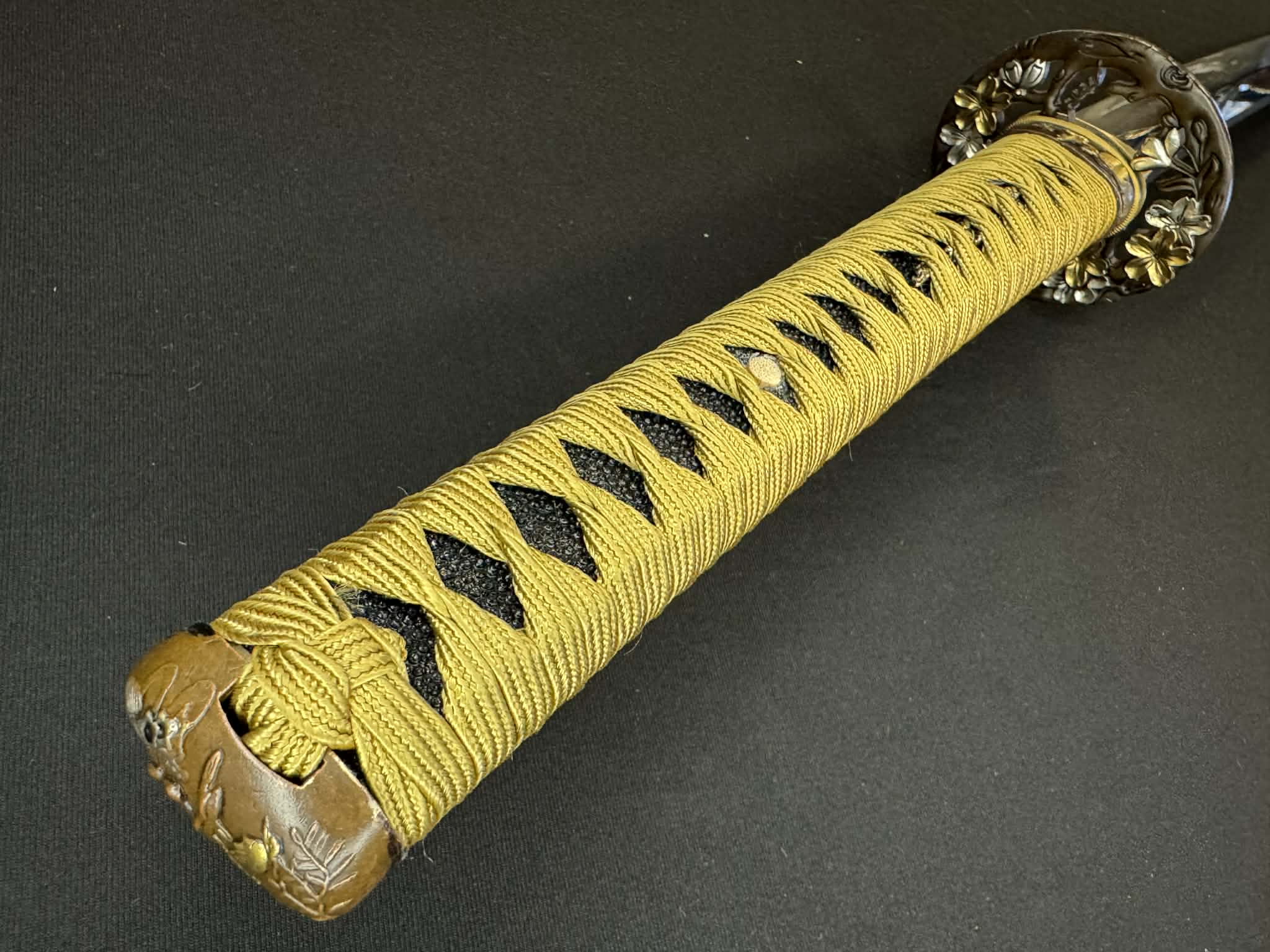 Moritaka Razor Prestige Katana - Sun Cherry - Clay-Tempered T10 Choji hamon, Hazuya Polish