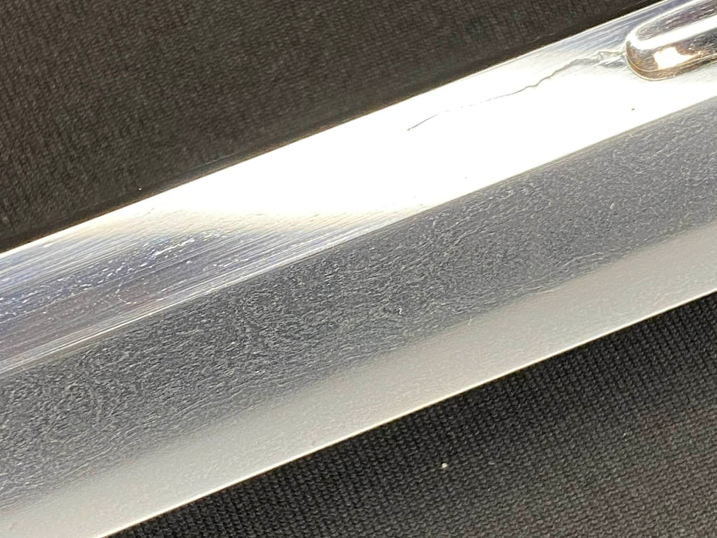 Antique Nihonto - Katana in Shirasaya - Early Edo (350-400 years old) - signed Fujiwara Kiyotsugu Saku (unverified)