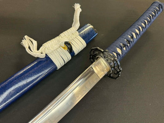 Moritaka Razor Katana -  Navy Iron - T10 Togari Hamon