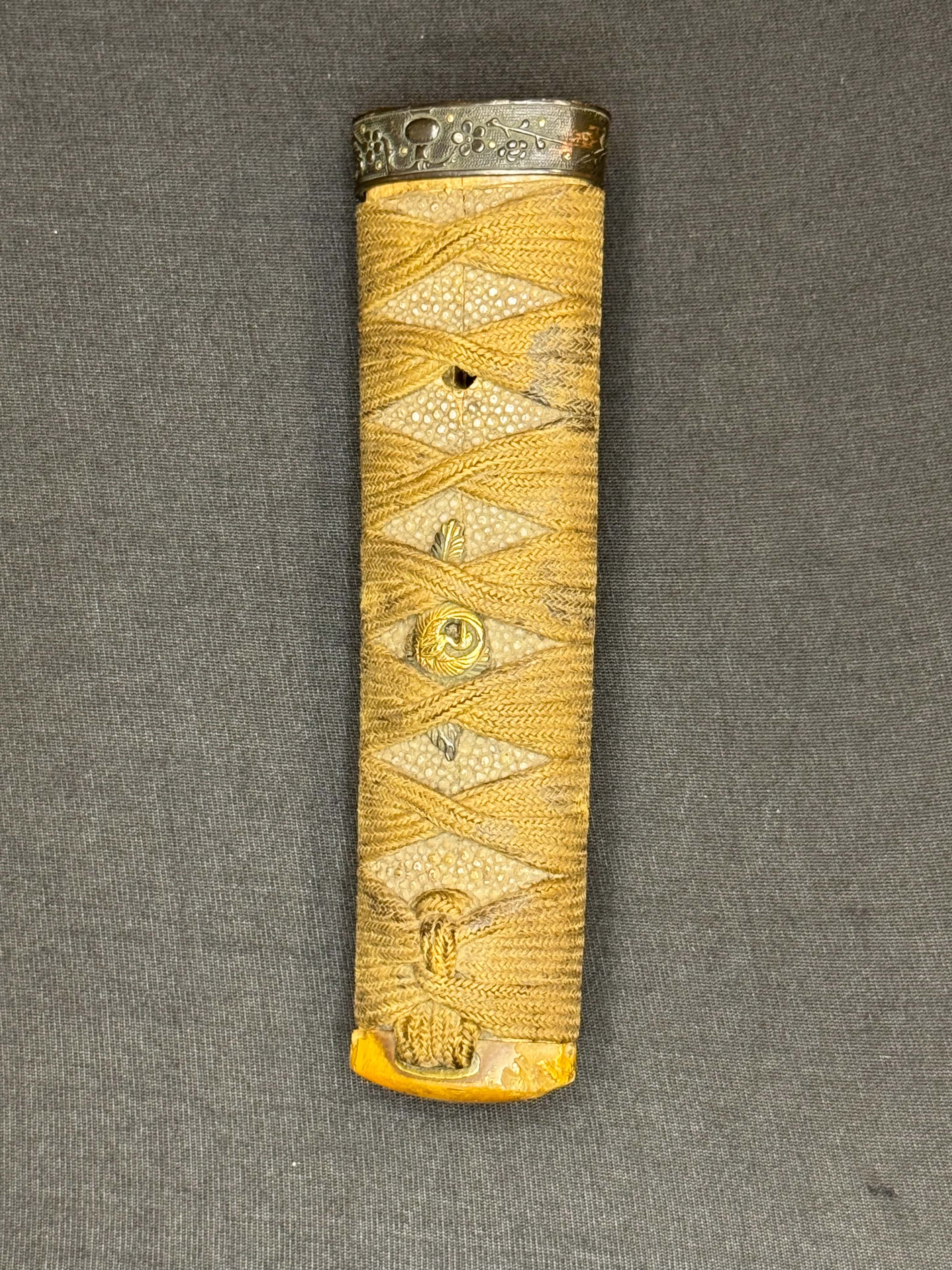 Antique Nihonto - Naginata Naoshi Wakizashi in Koshirae