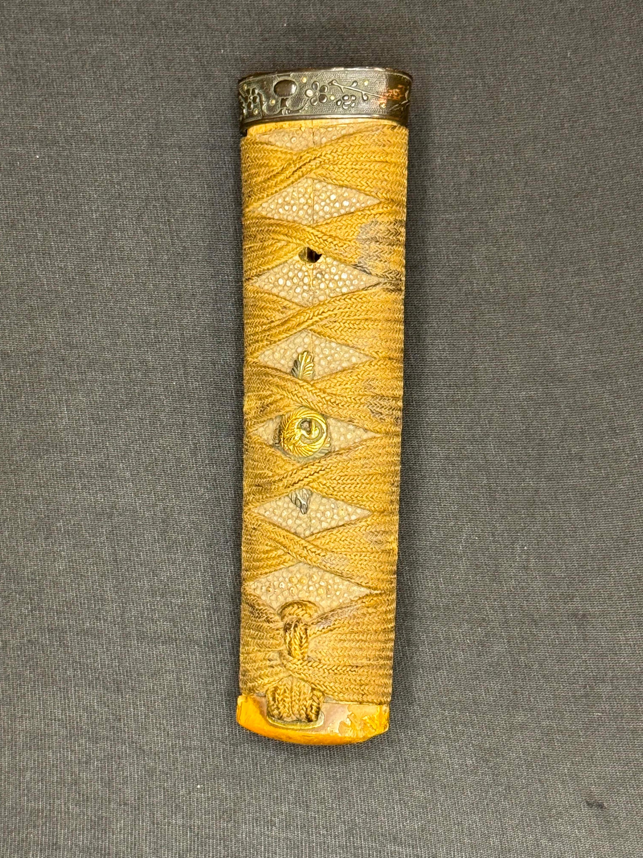 Antique Nihonto - Naginata Naoshi Wakizashi in Koshirae