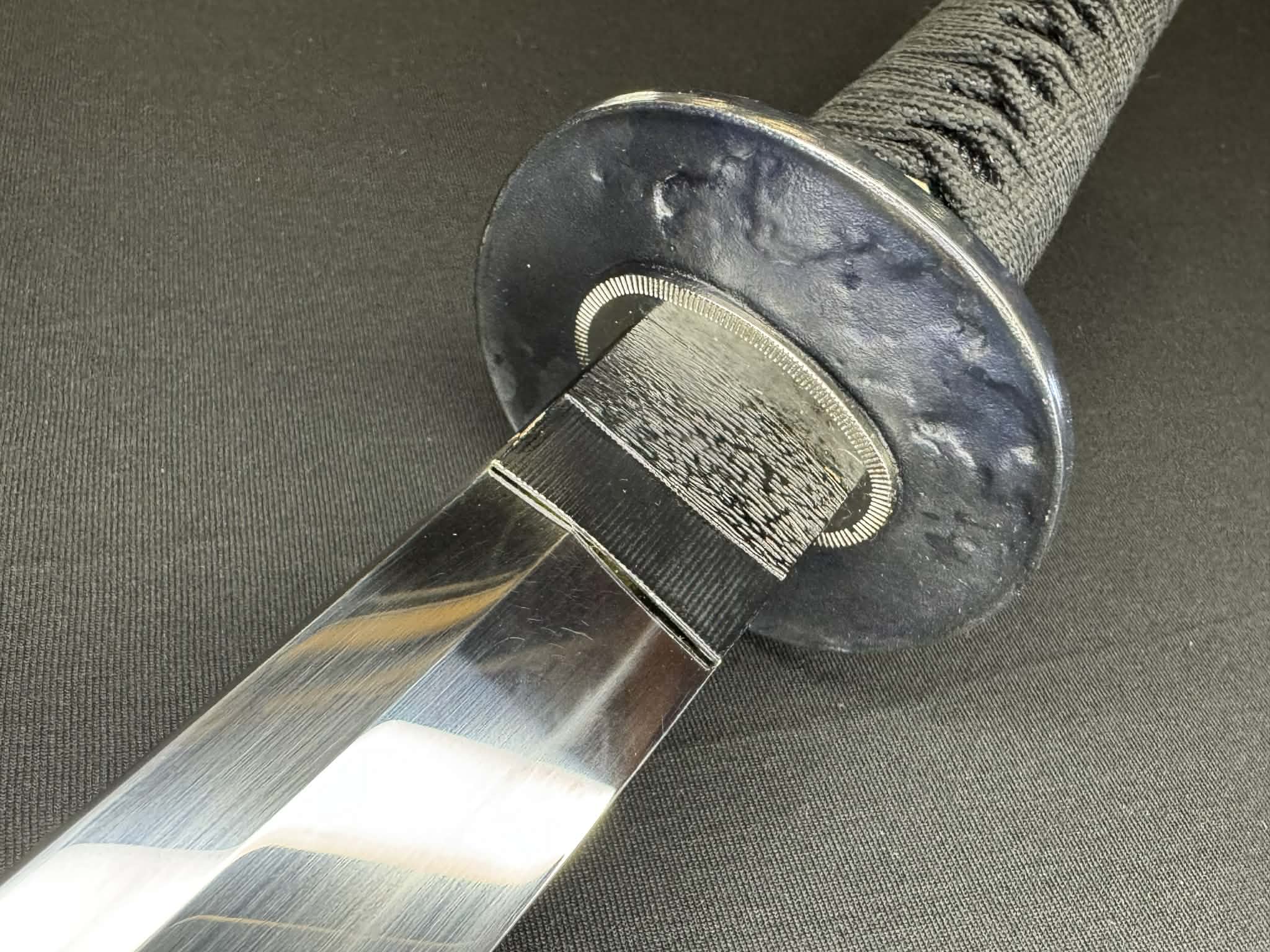 Legacy Steel Dark Oni Iris Reaper Wakizashi  - 1095 Clay Tempered shobu Zukuri Suguha