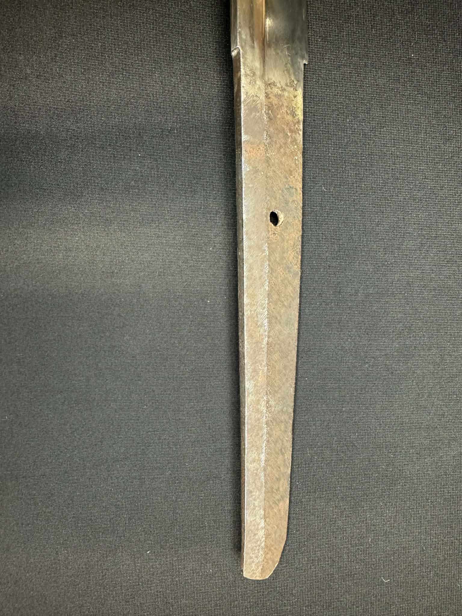 Nihonto - Showato Katana in Tachi Koshirae, Signed Seki Kanemune Saku