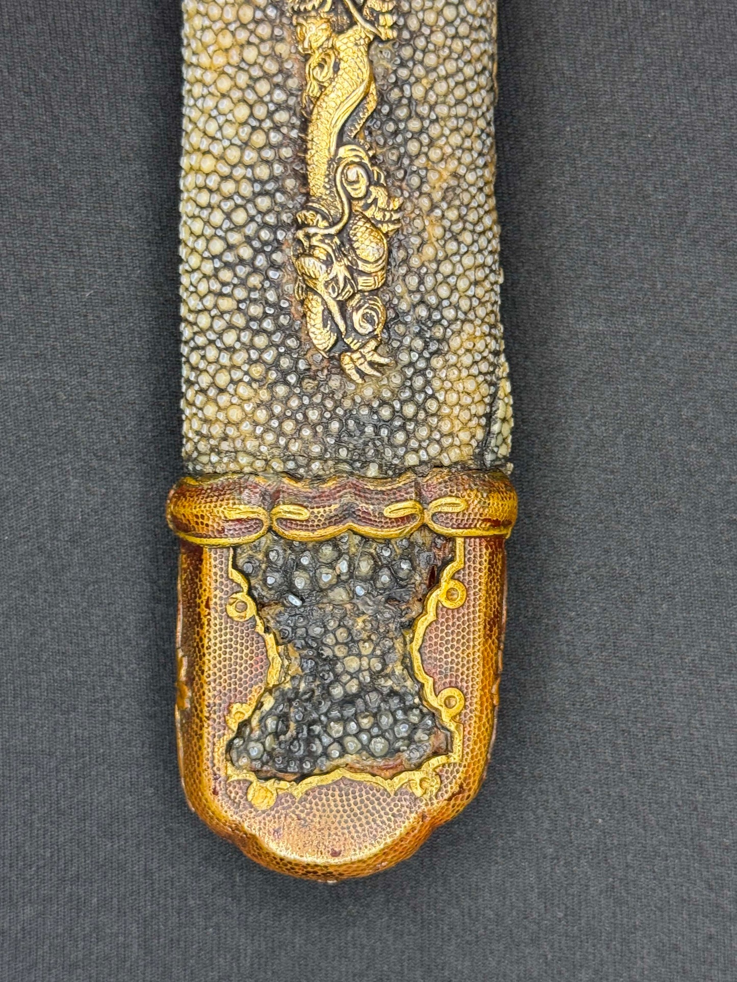 Antique Nihonto - VERY LONG, VERY CURVED Katana in Tachi Koshirae with SAIHA HAGIRE