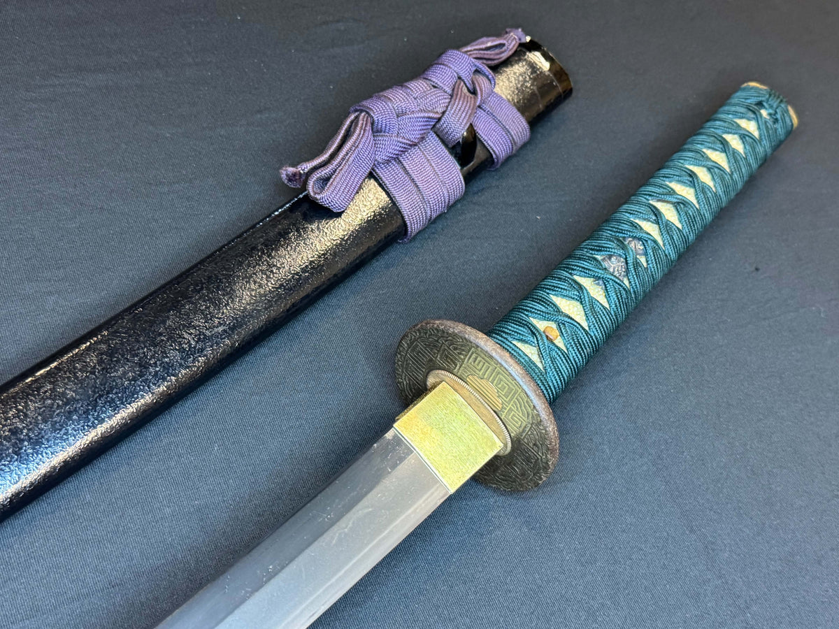 Antique Nihonto - Late Edo Katana in Koshirae, Signed Bingo no Kuni Ju Masanori Saku, NBTHK certified