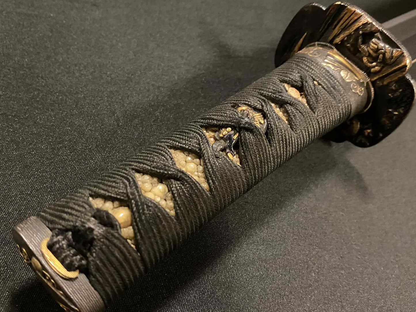 Antique Nihonto - Nagamaki Naoshi Wakizashi in koshirae