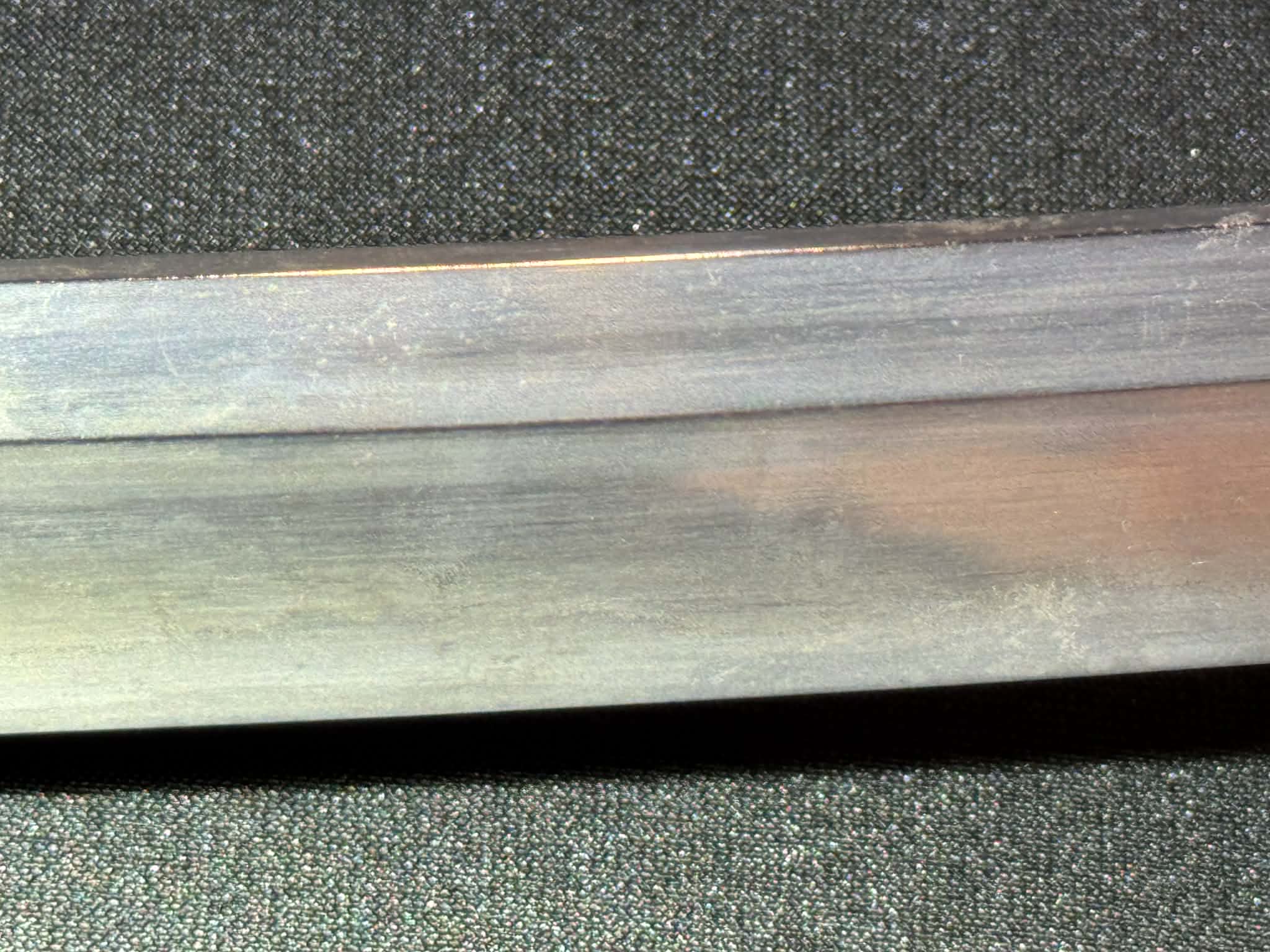 Antique Nihonto - Late Muromachi Katana in WW2 pilot Gunto fittings - Signed Tomotsugu