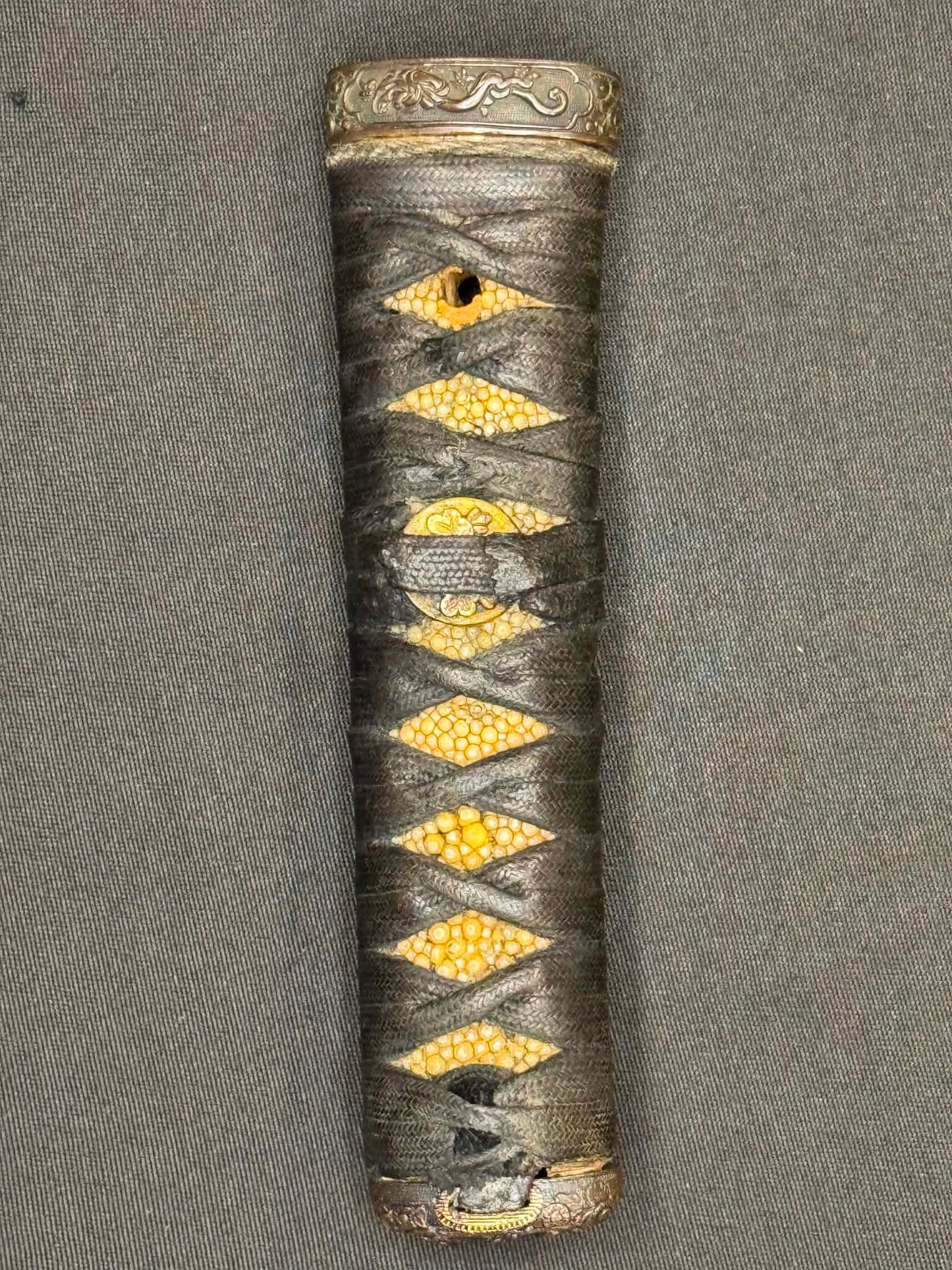 Antique Nihonto - Wakizashi in Koshirae, possible hidden Christian Tsuba