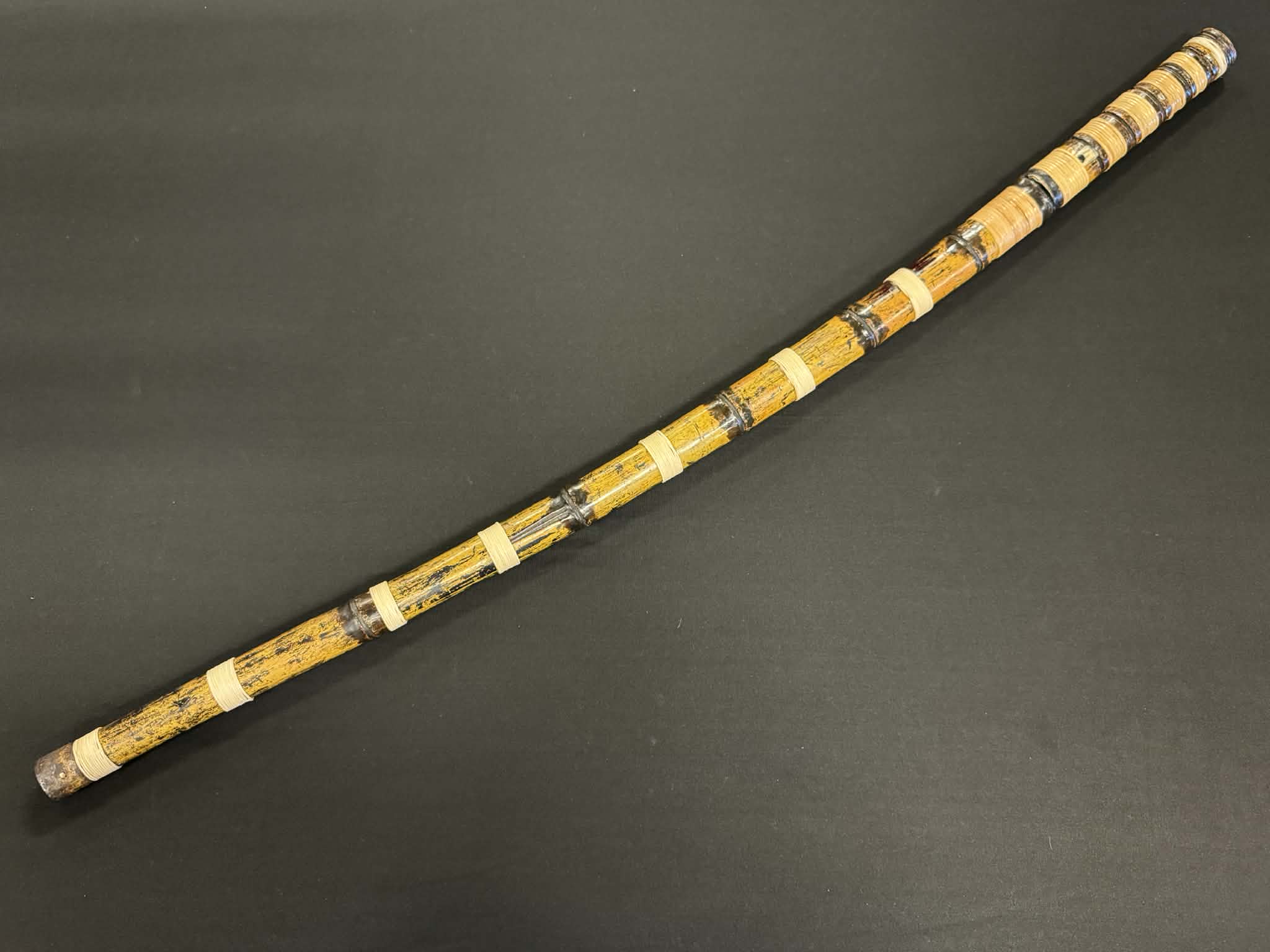 Antique Nihonto - Shikomizue Stick Sword with Spring Loaded Tsuba