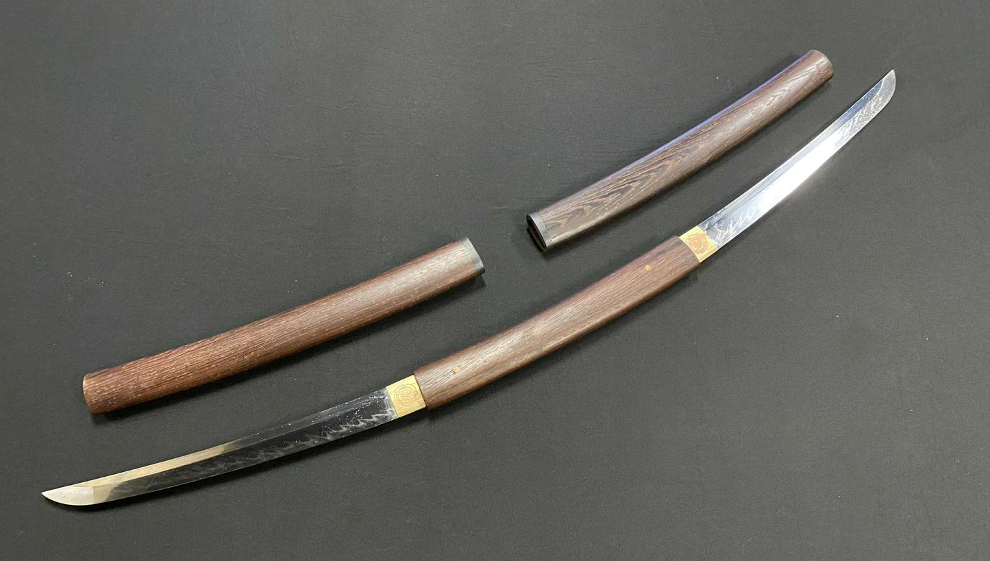Phoenix Armory Tanto-leth Double Blade - For The Empire - T10 Clay tempered