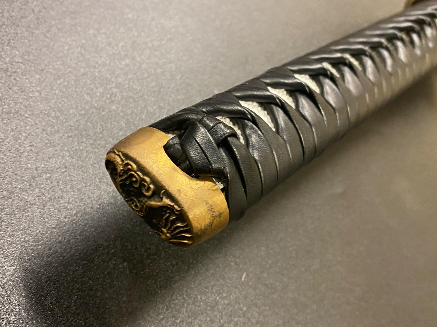 Bohihyu Katana - Swirling Dragons - Folded Steel, Clay Tempered