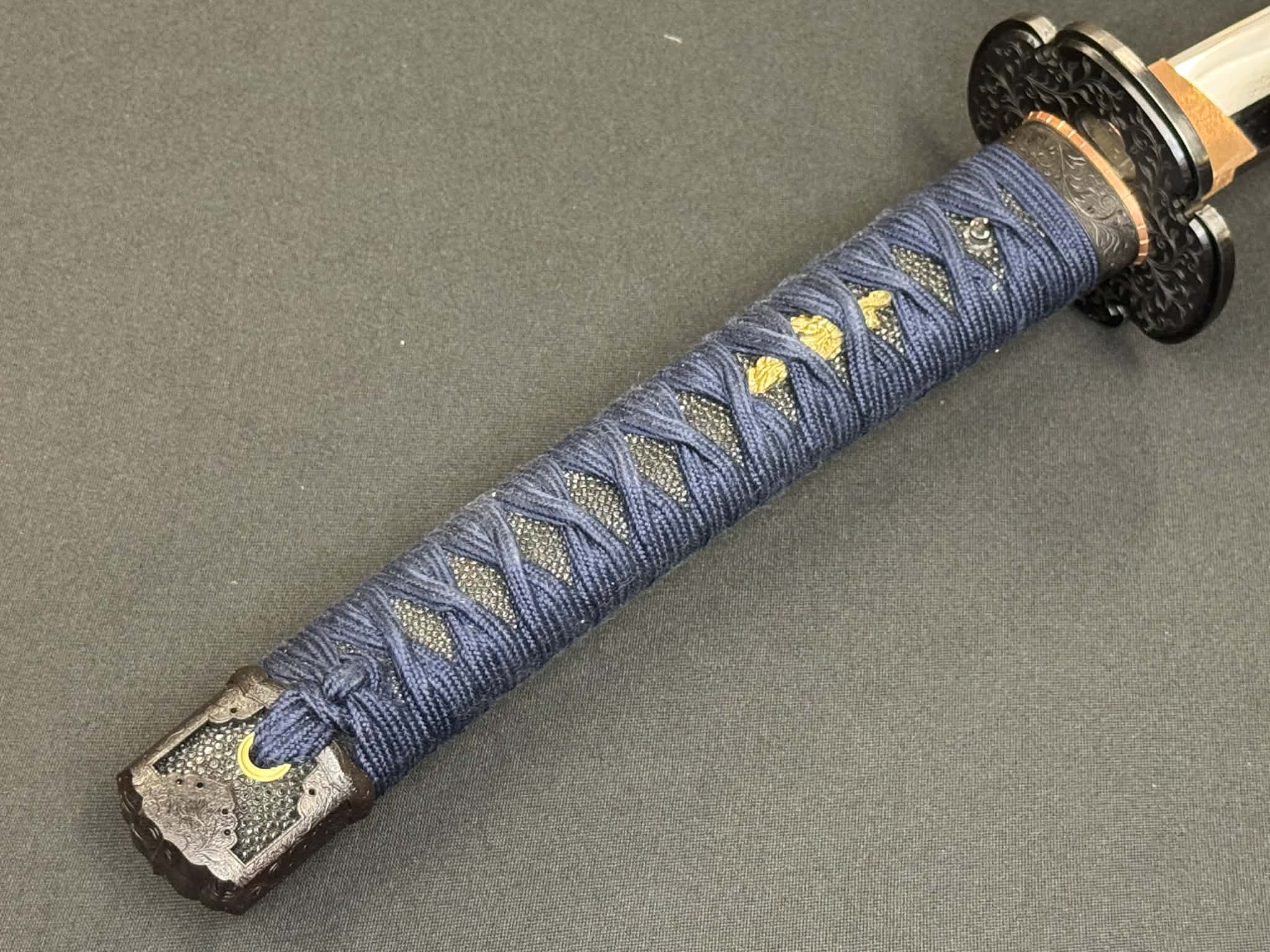 Masterwork Phoenix Armory Katana - Sky Vanguard Handachi Folded Steel