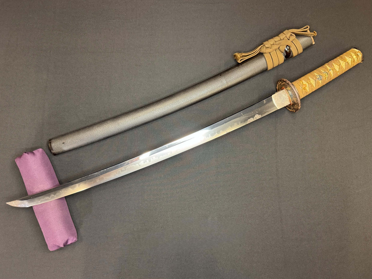 Antique Nihonto - Mid-Edo Wakizashi with Koshirae, signed Etchu no Kami Kanekuni, NBTHK certified