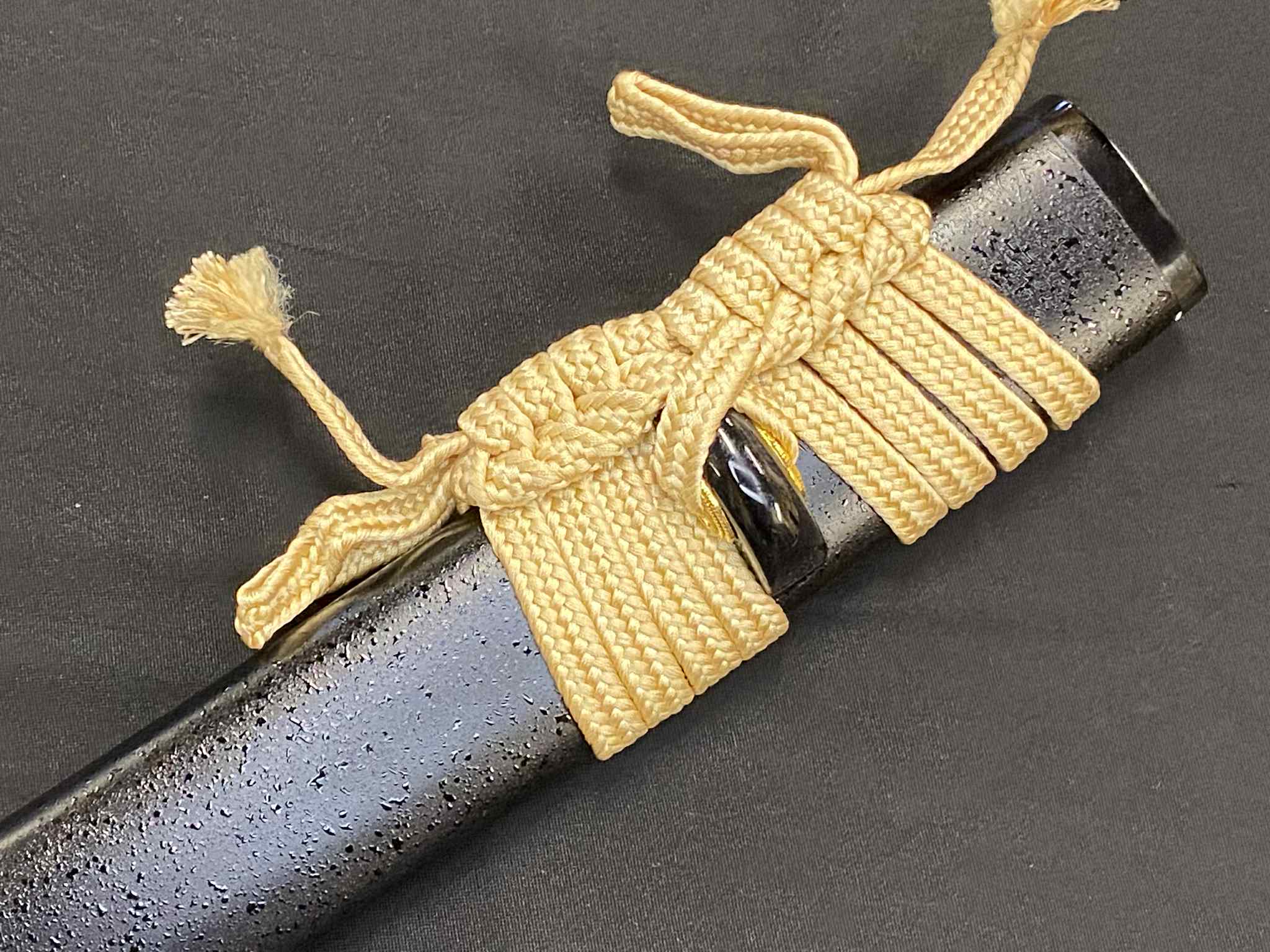 Legacy Steel Shobu Katana - Autumn Iris - 1095 clay temper, pearskin polish