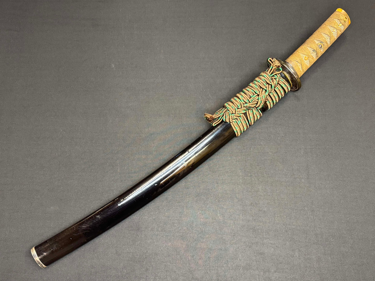 Antique Nihonto - Naginata Naoshi Wakizashi in Koshirae