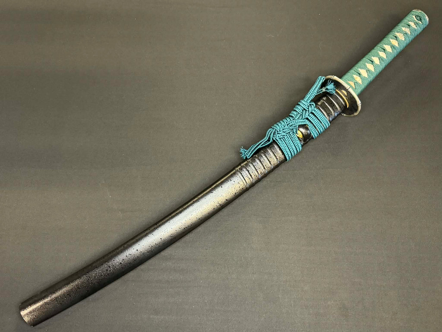 Legacy Steel Bamboo Iris Reaper Wakizashi  - 1095 Clay Tempered Shobu Zukuri Suguha