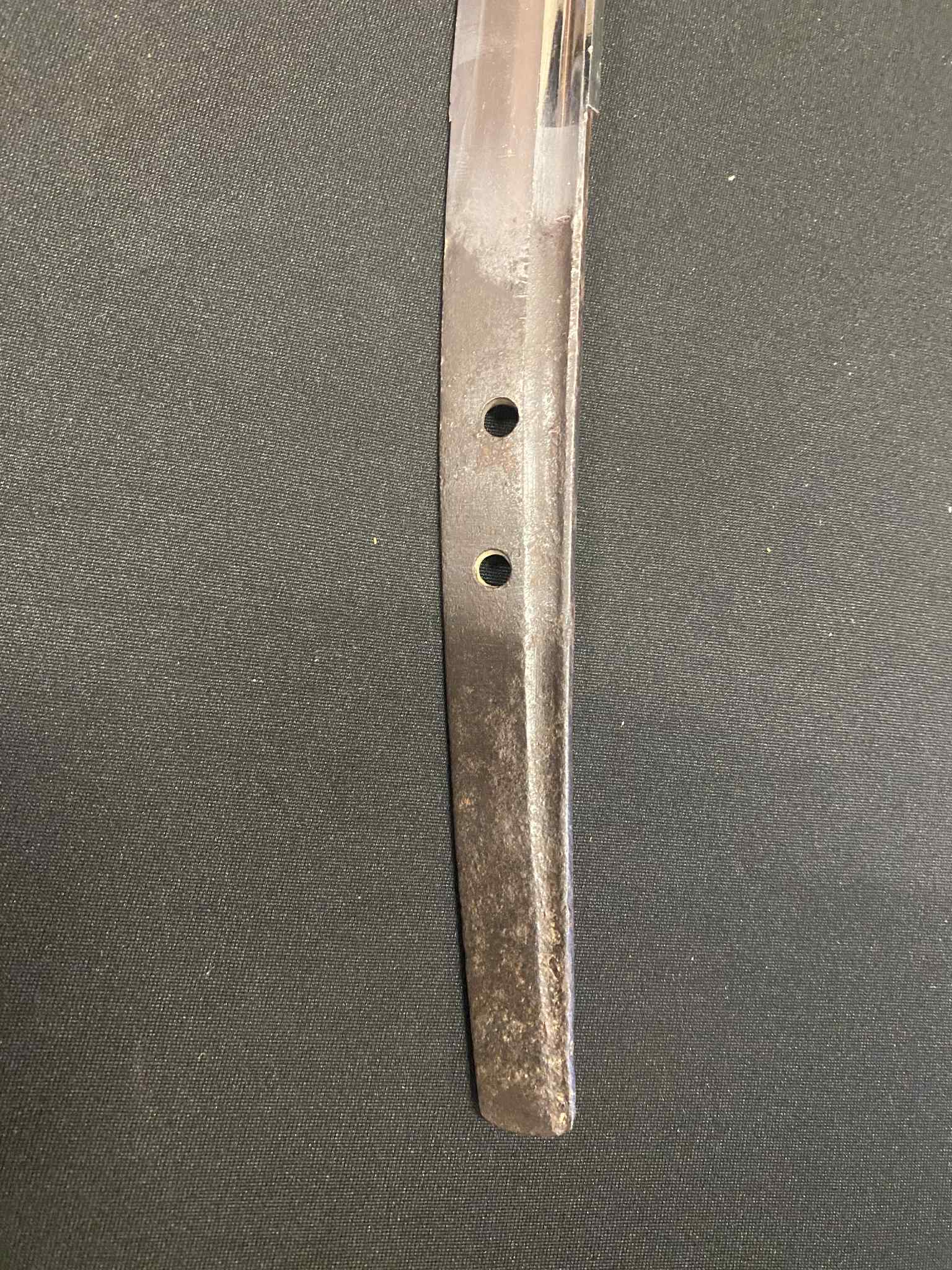 Antique Nihonto - Tachi in Shirasaya with Katana Koshirae, Nanbokucho Period to Oei (650+ years old) - Unsigned, NBTHK Tokubetsu Hozon Attributed to Mihara Masanobu