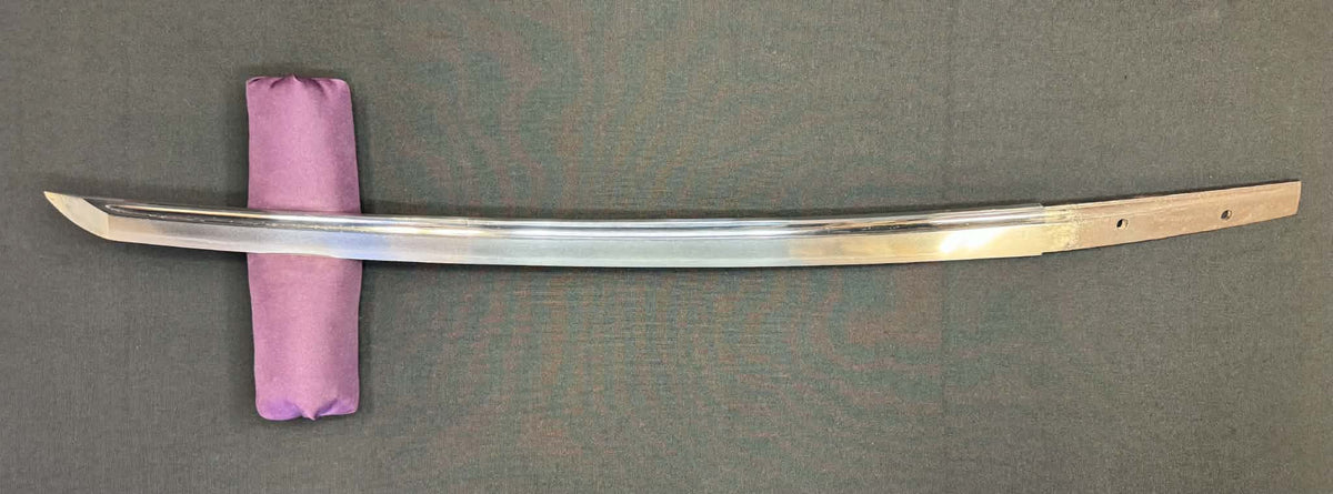 Antique Nihonto - Early Nanbokucho (about 700 years old) Wakizashi in Shirasaya, Tanobe Sayagaki attributed to Shikkake
