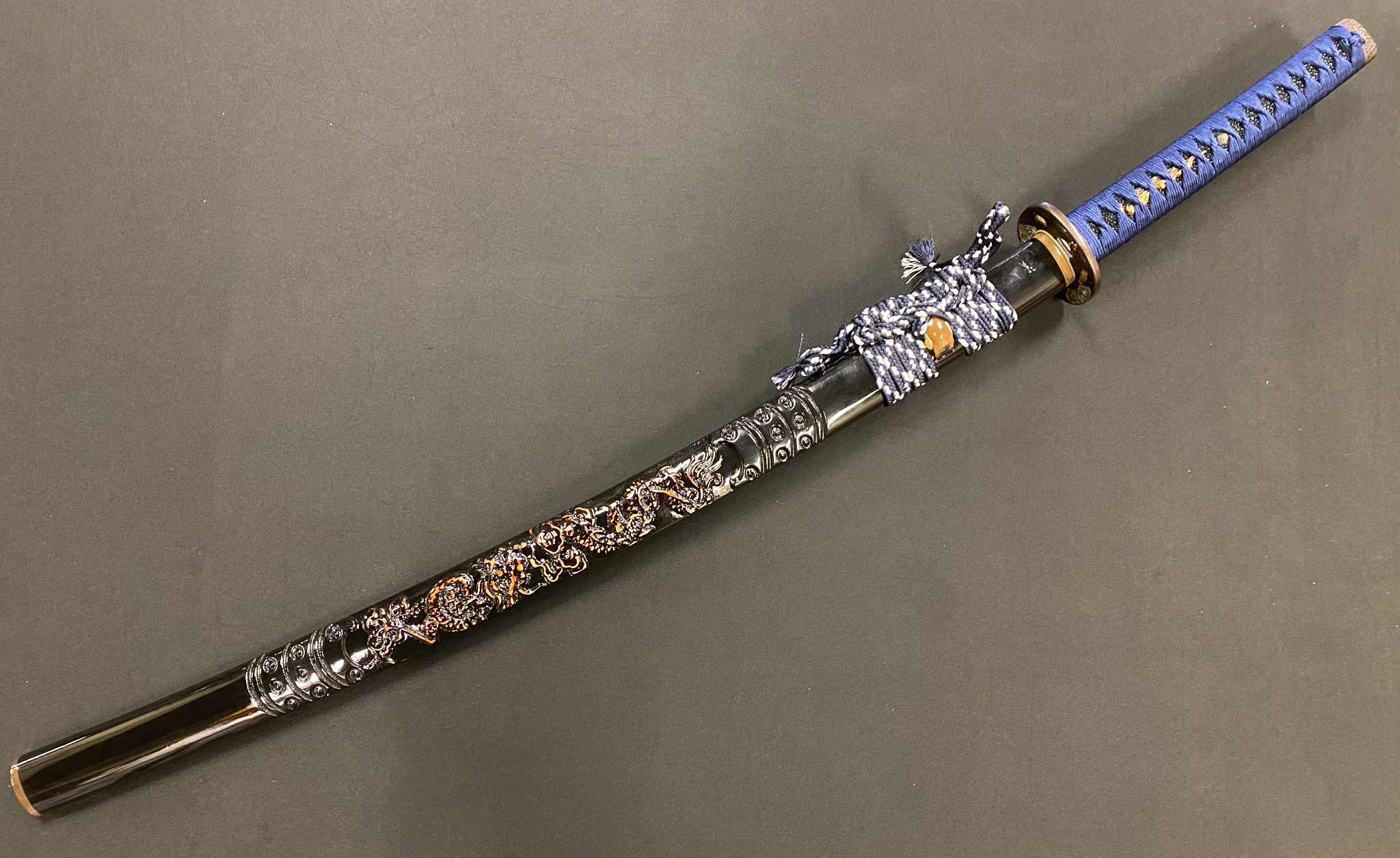 Phoenix Armory Katana - Blue Cloud Dragon T10