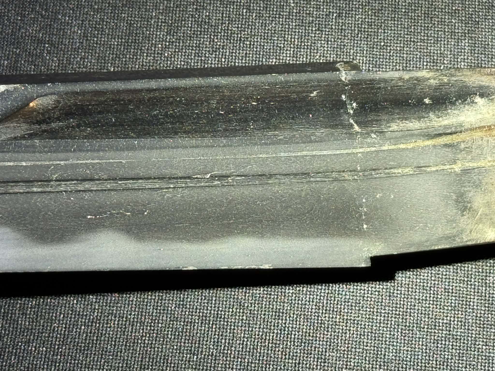Antique Nihonto - Naginata Naoshi Wakizashi in Shirasaya - signed Echizen Kuni Ju Kanenori, NBTHK certified