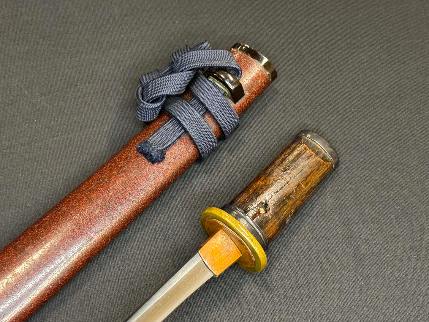 Antique Nihonto - thiccc Yoroi Doshi Armor Piercer Tanto in Koshirae