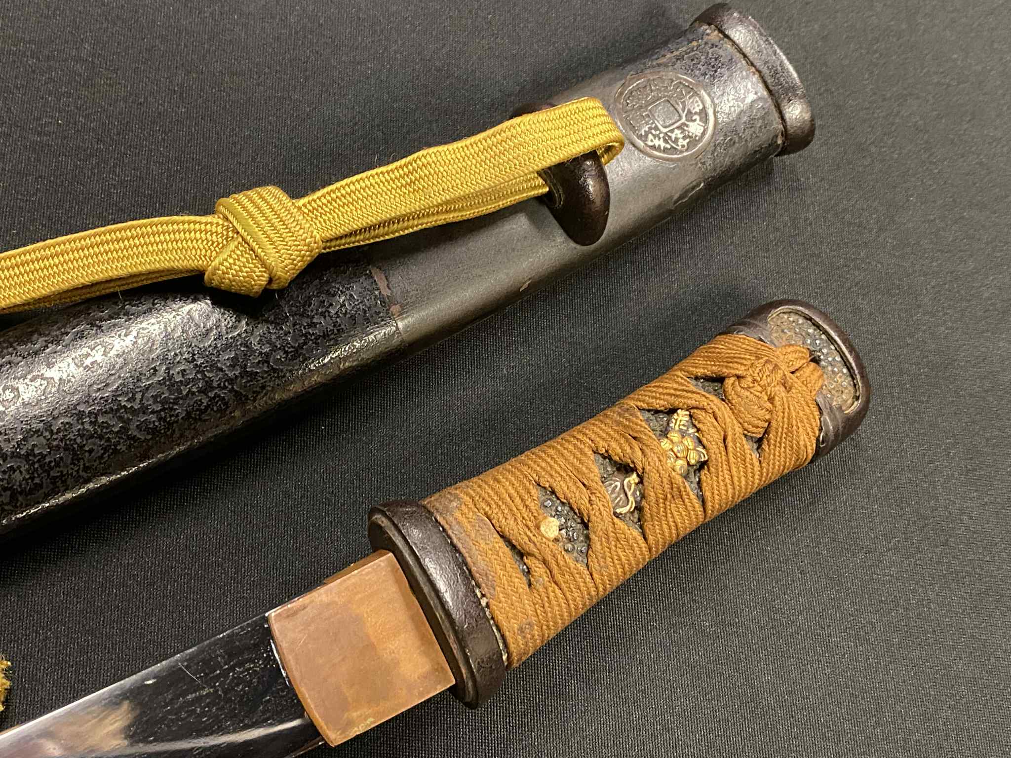 Antique Nihonto - Tanto in Aikuchi Shrimp Koshirae- Edo Period (about 150 years old)