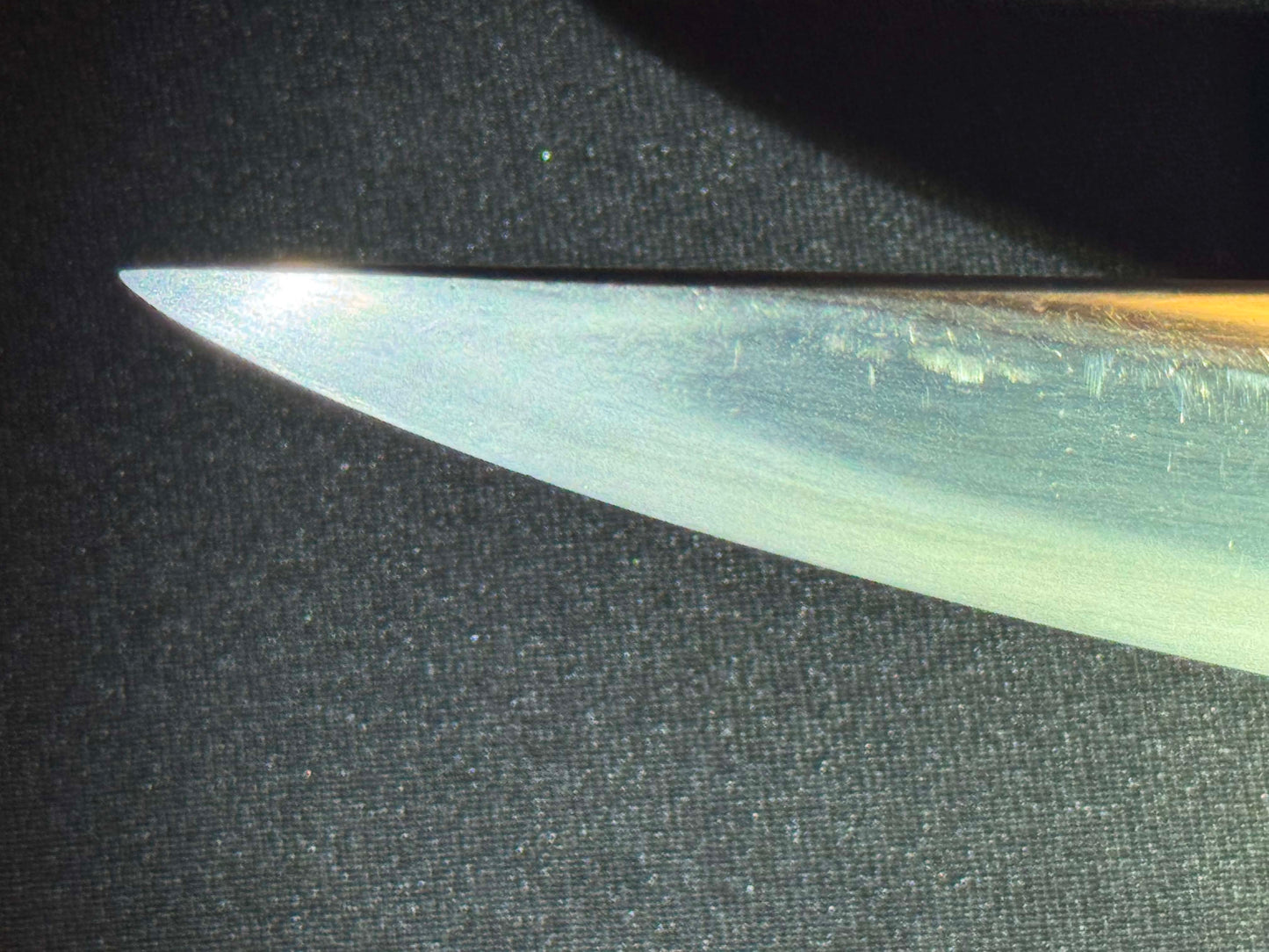 Antique Nihonto - WIDE Naginata Naoshi Wakizashi in Koshirae, signed Chikushu Ju Sa (unverified)